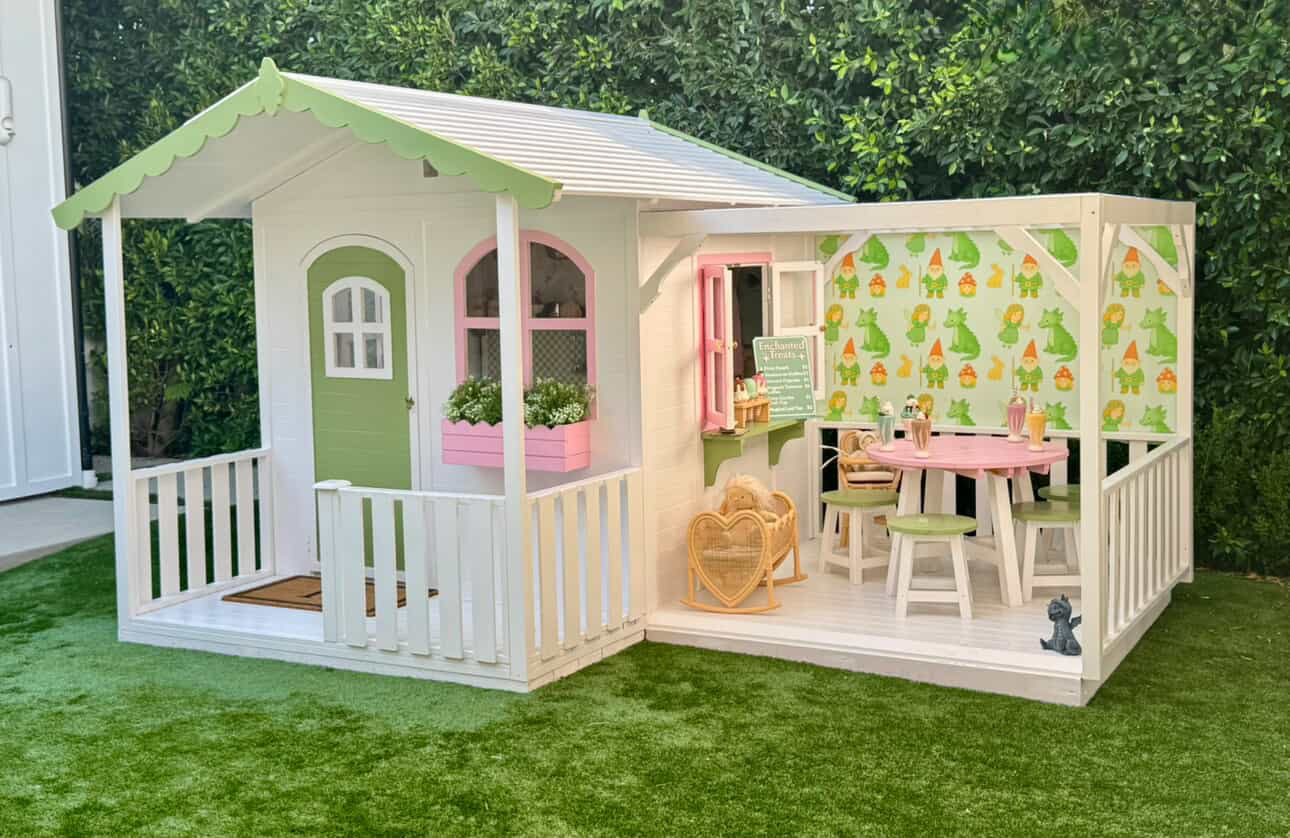 Hide and Seek/Gumnut Kids Cubby Wallpaper + Mud kitchens