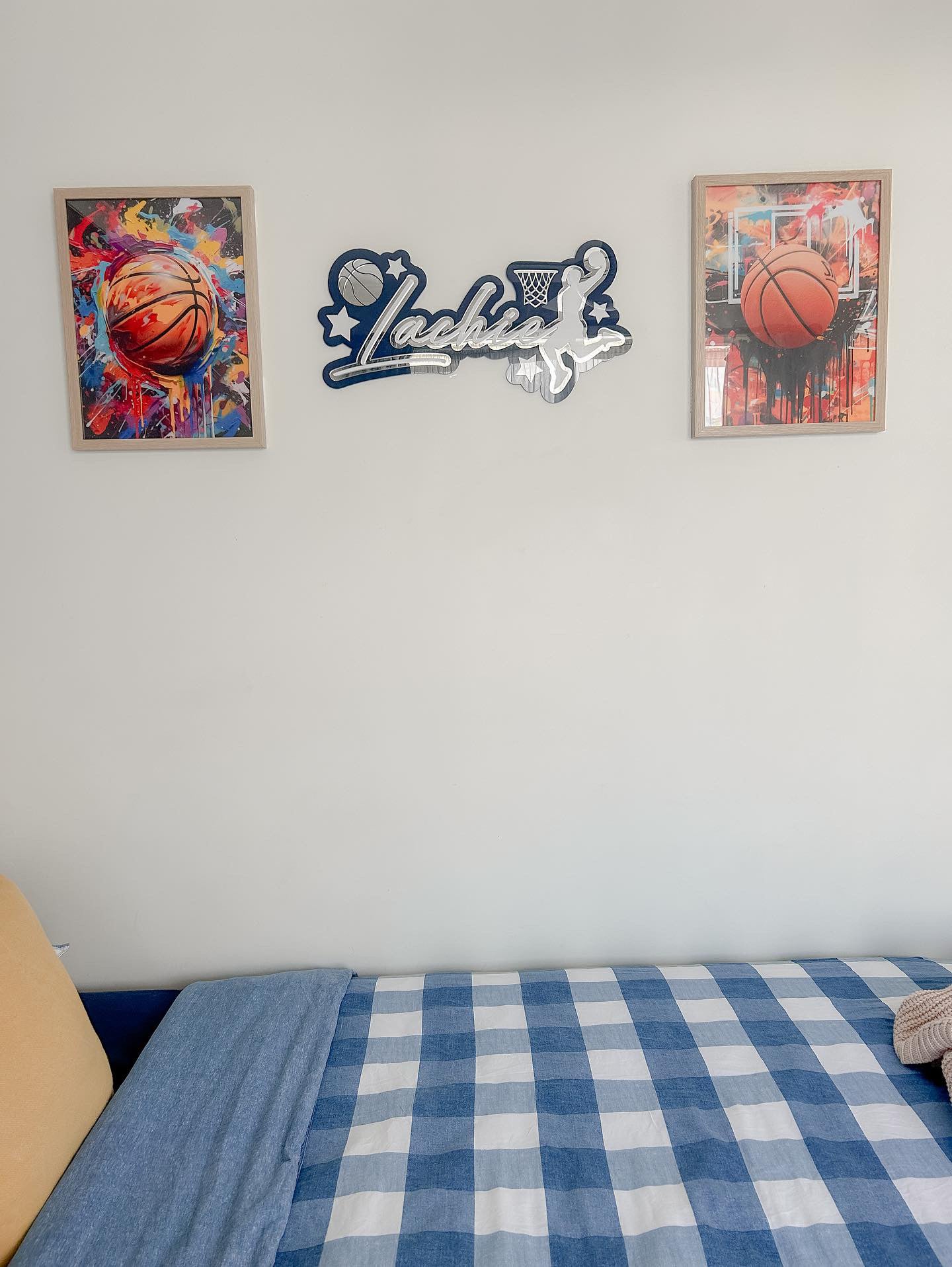 basketball name plaque