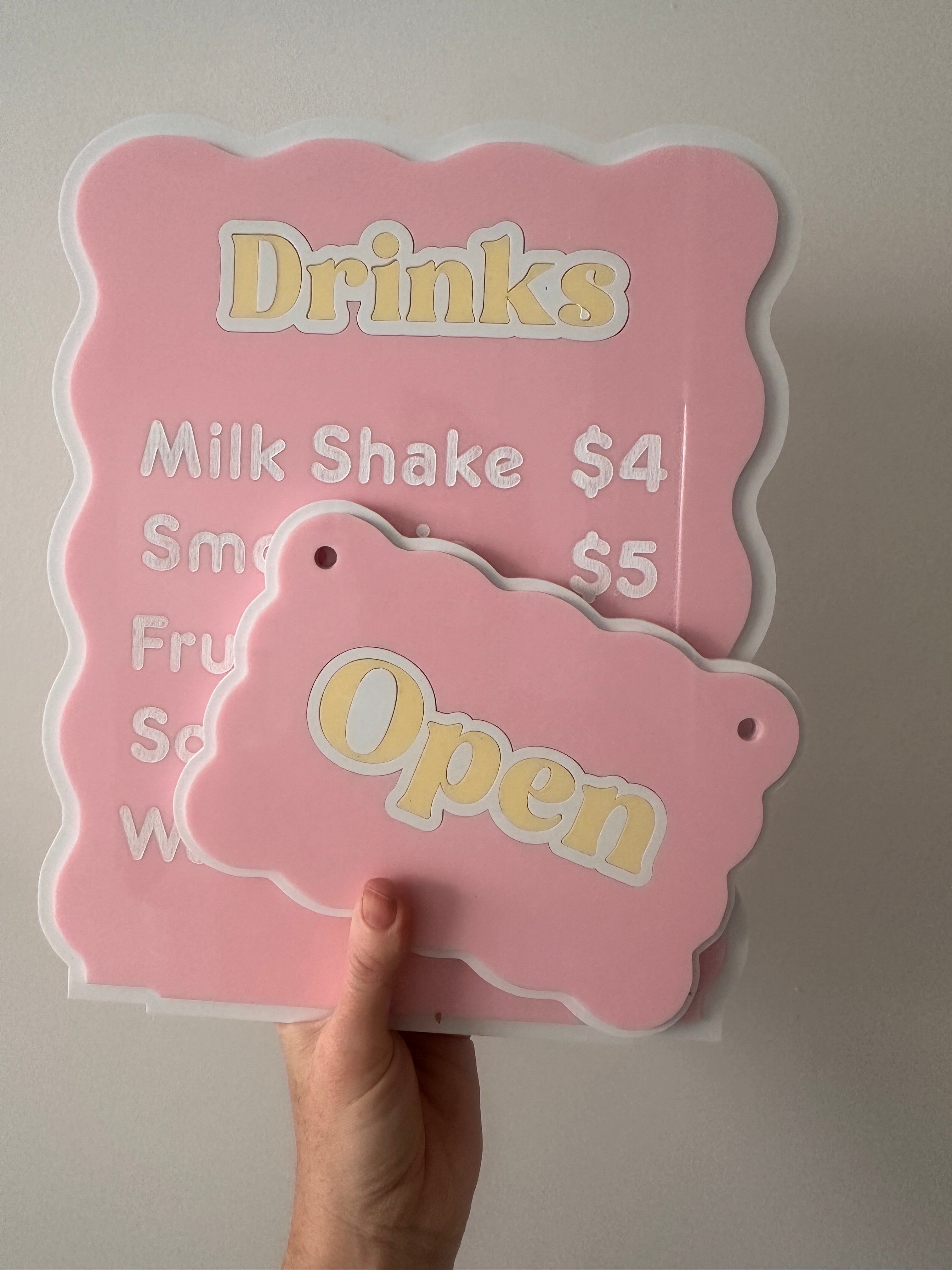 The Play Cafe Menu Bundle (Acrylic) Featured In Paris Hilton&