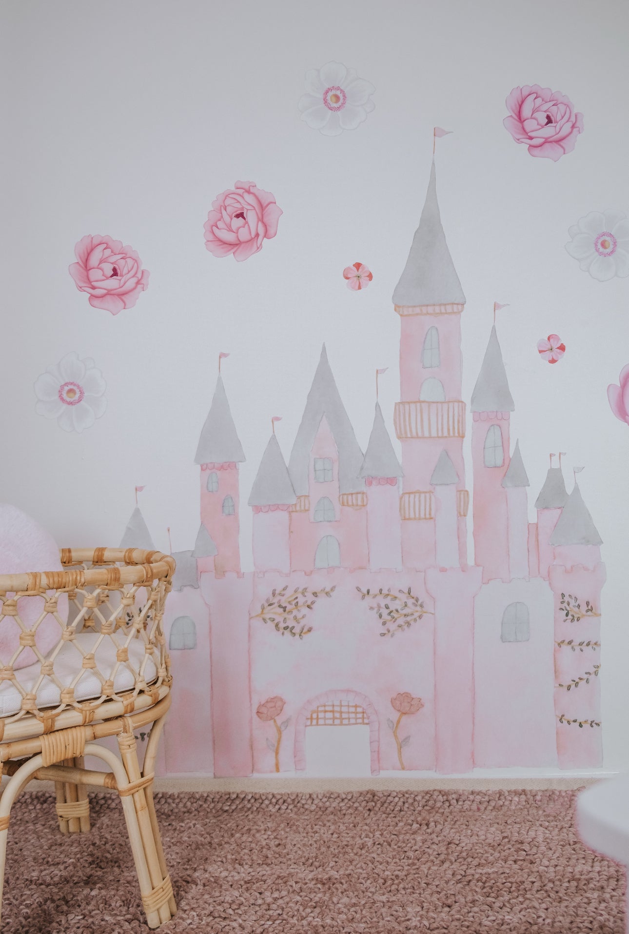 Fairytale Castle Decal (two colourways)