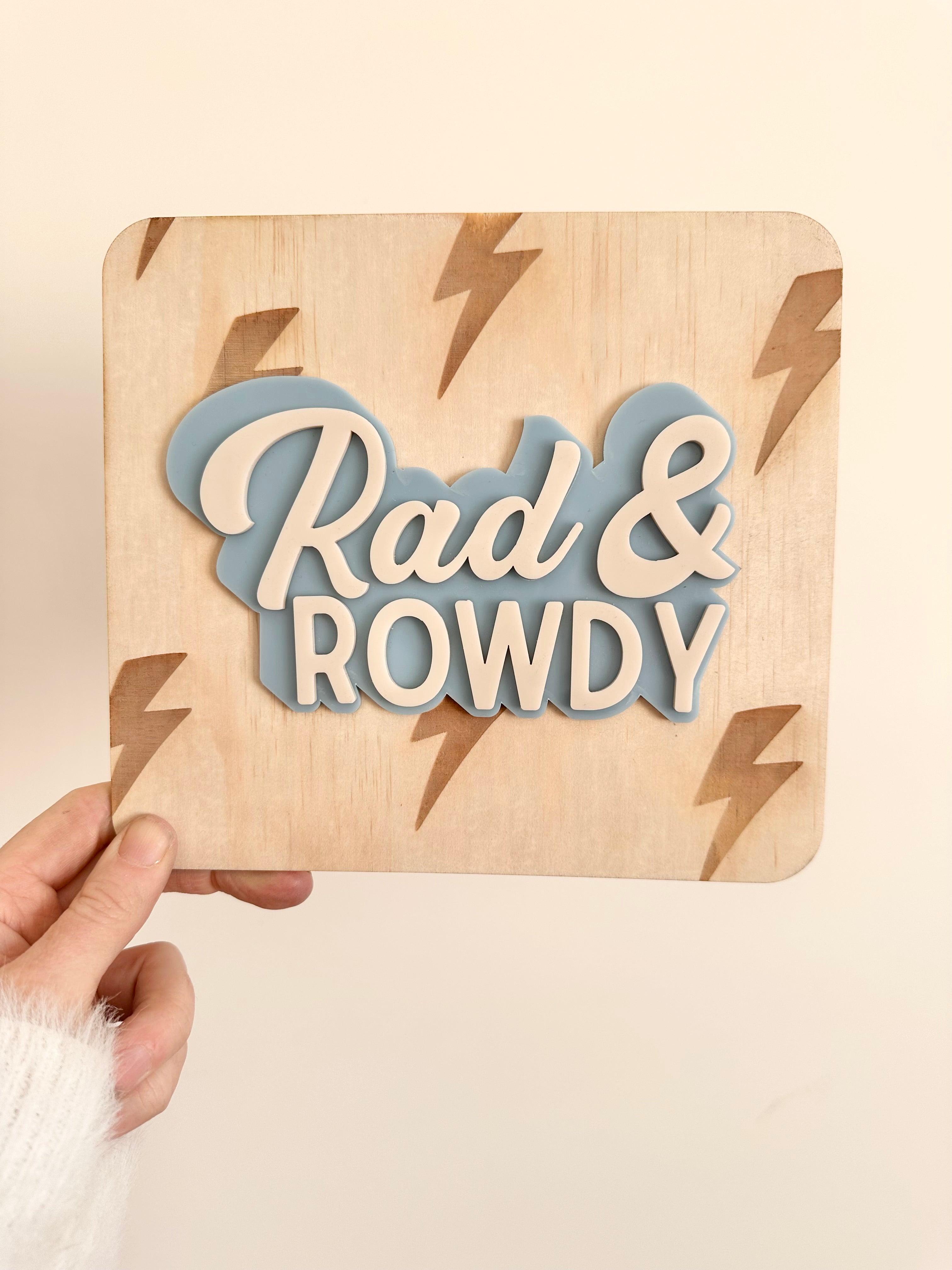 Rad & Rowdy Wall POP