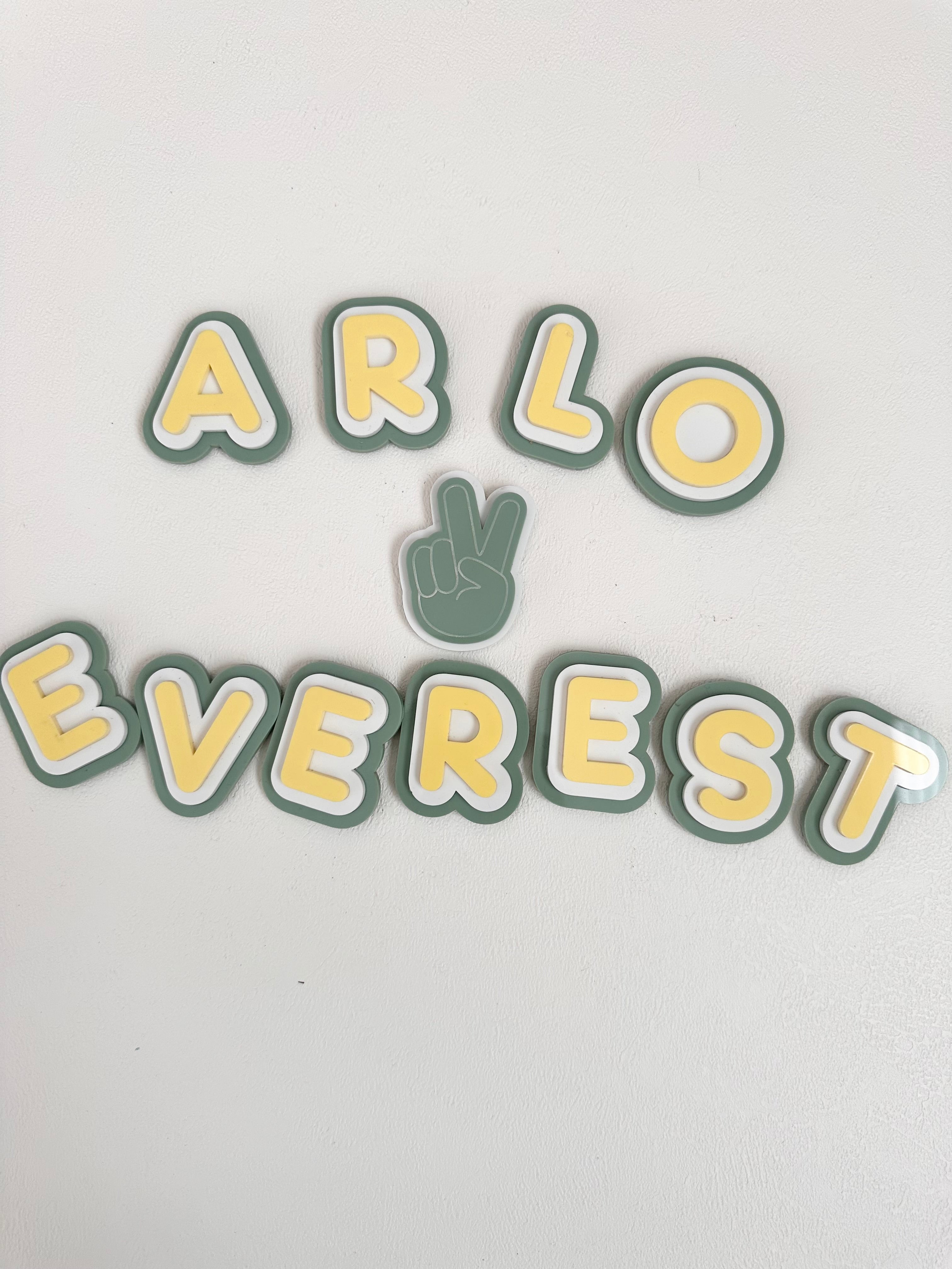 Letter Locker Magnets