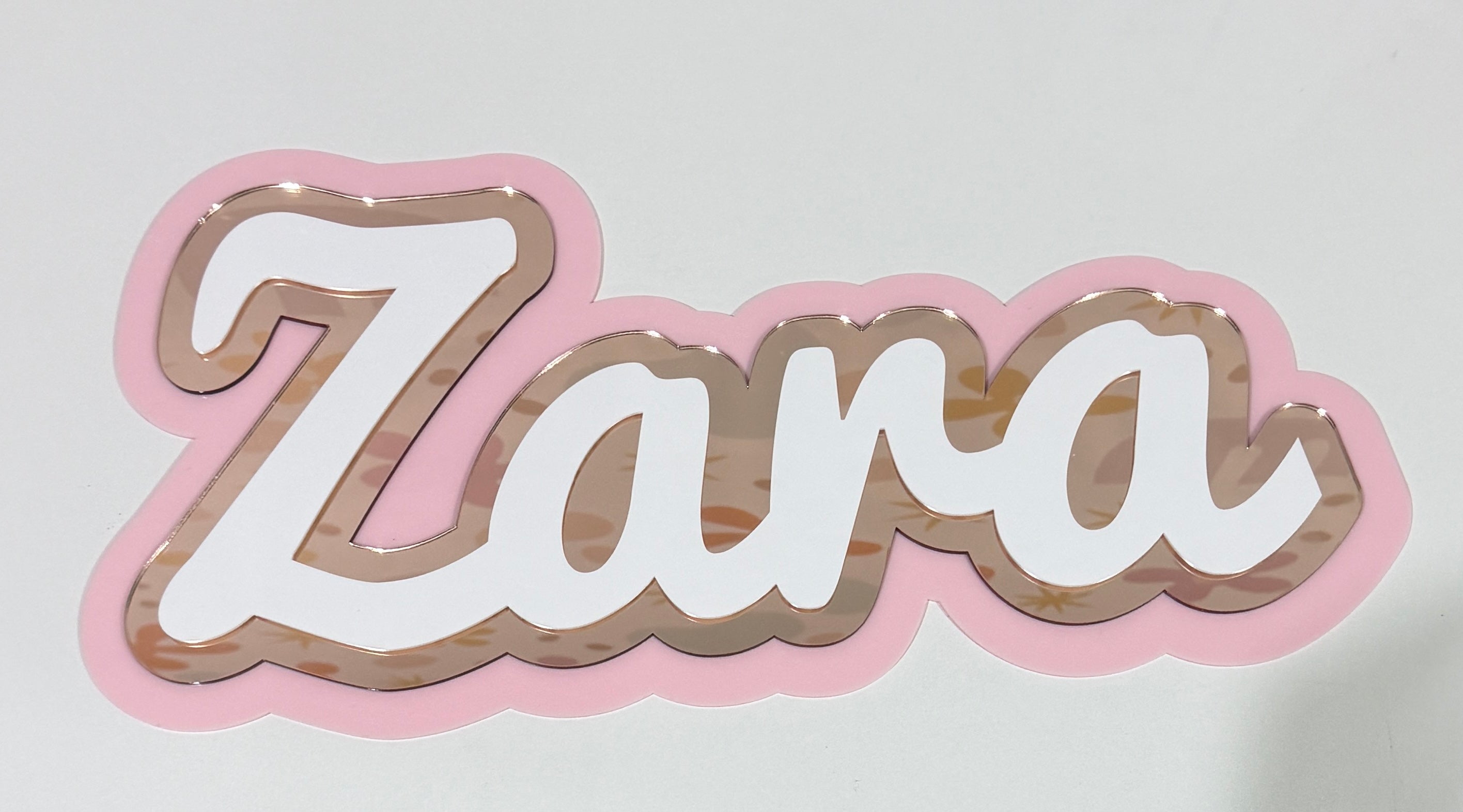 Layered Name Sign – Personalised Kids&