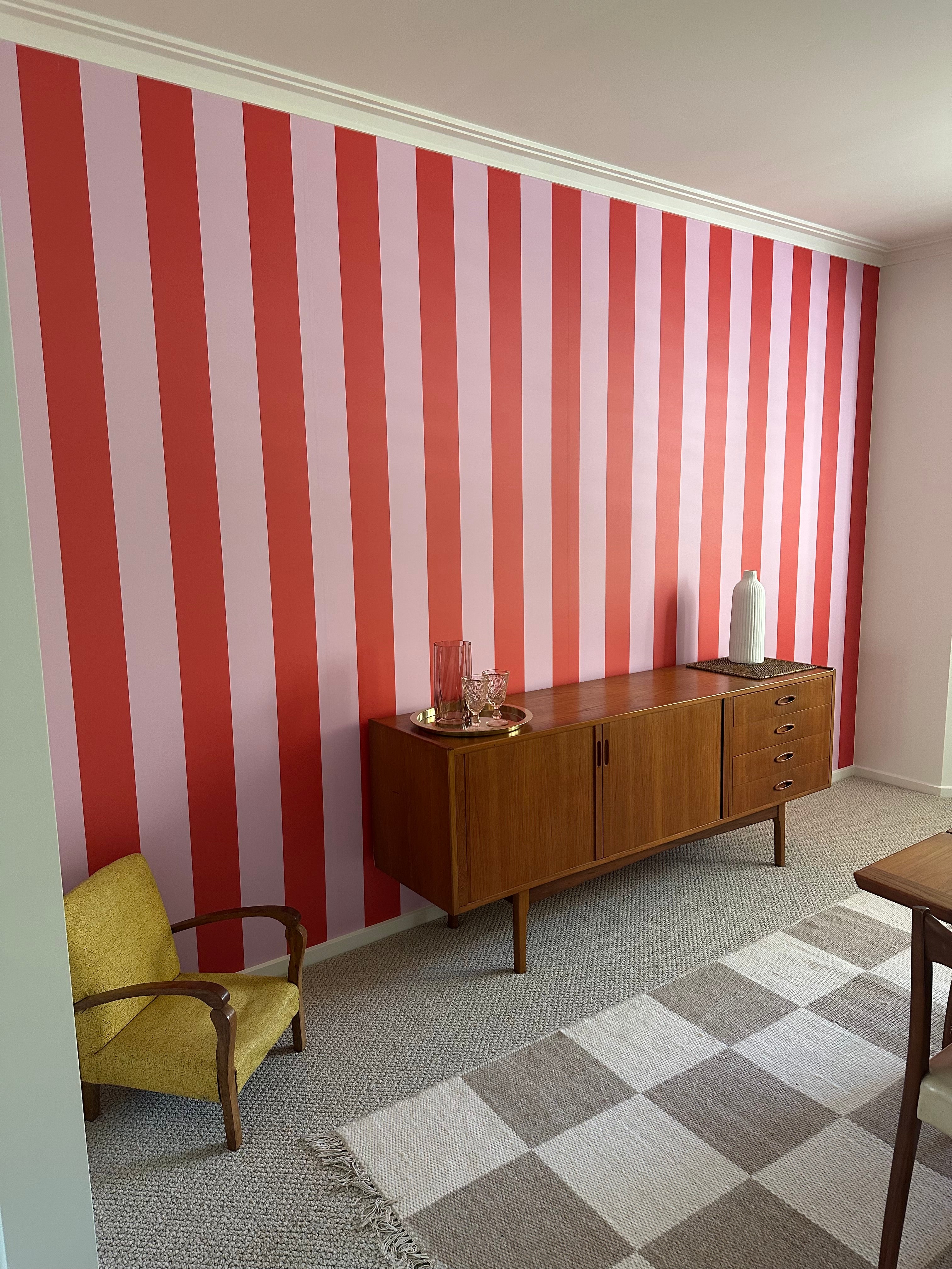 Big Stripes Peel & Stick Kids Wallpaper