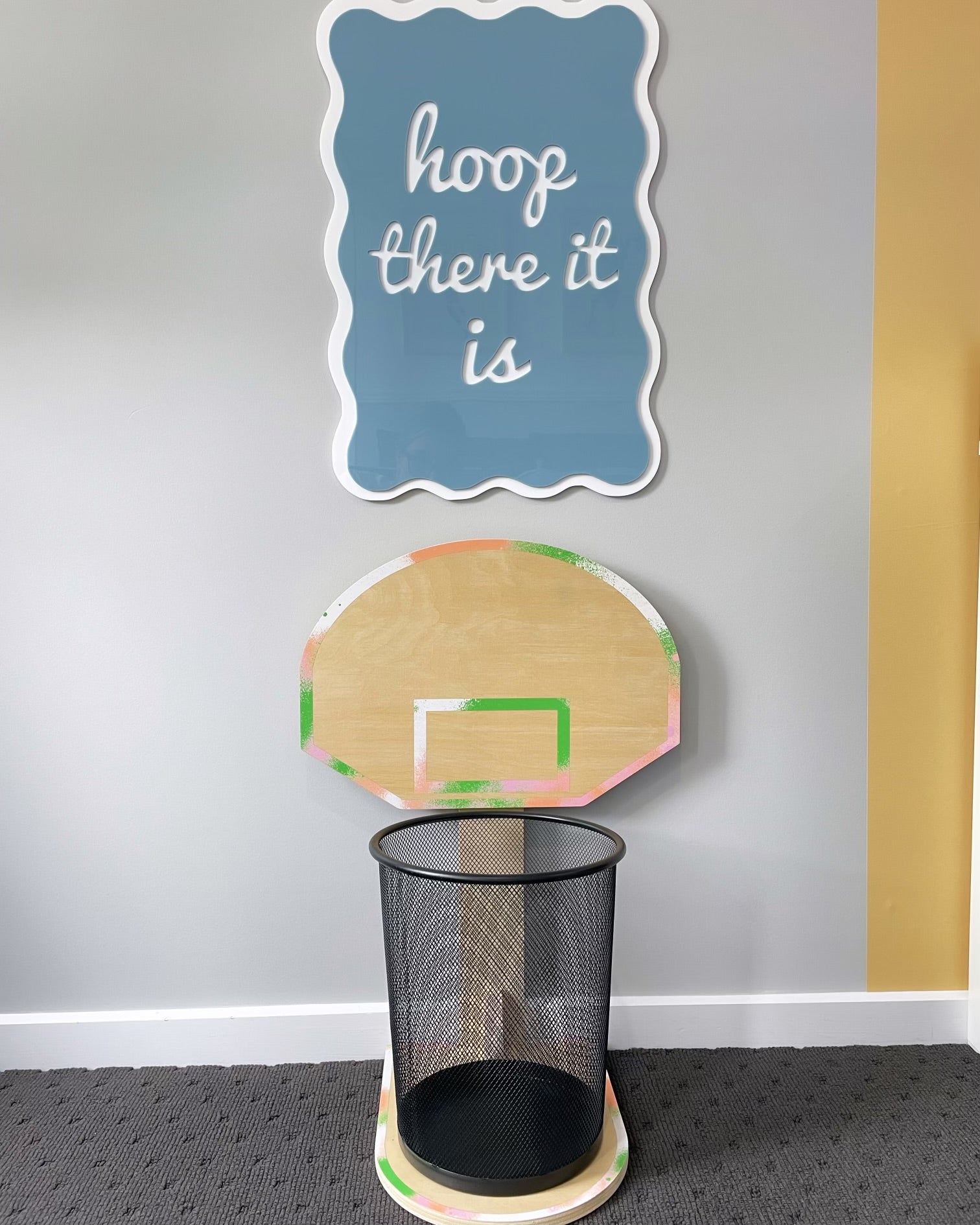 Wavy Wall Quotes Acrylic Art