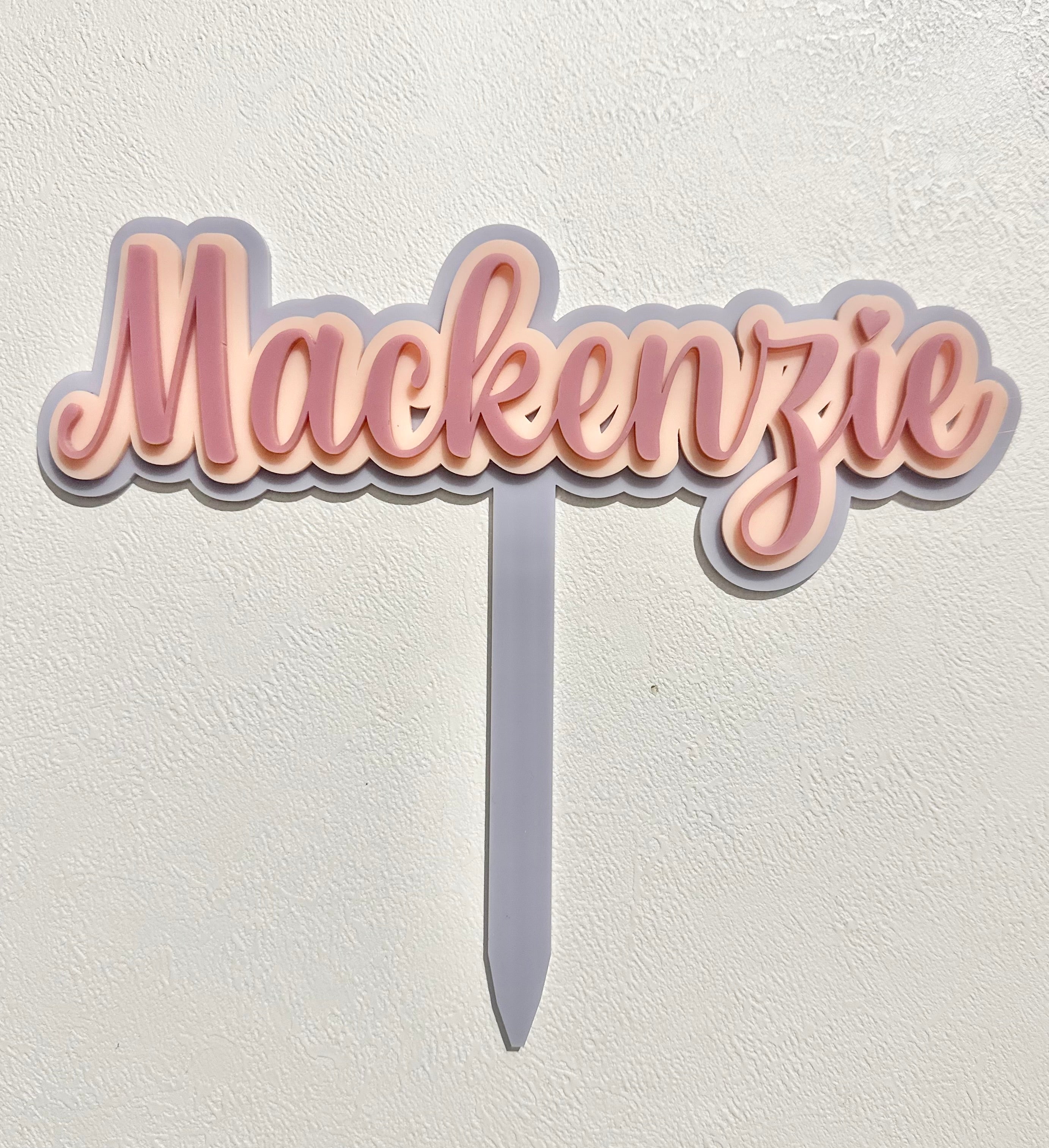 Personalised Name Cake Topper β Custom Birthday Cake Decoration