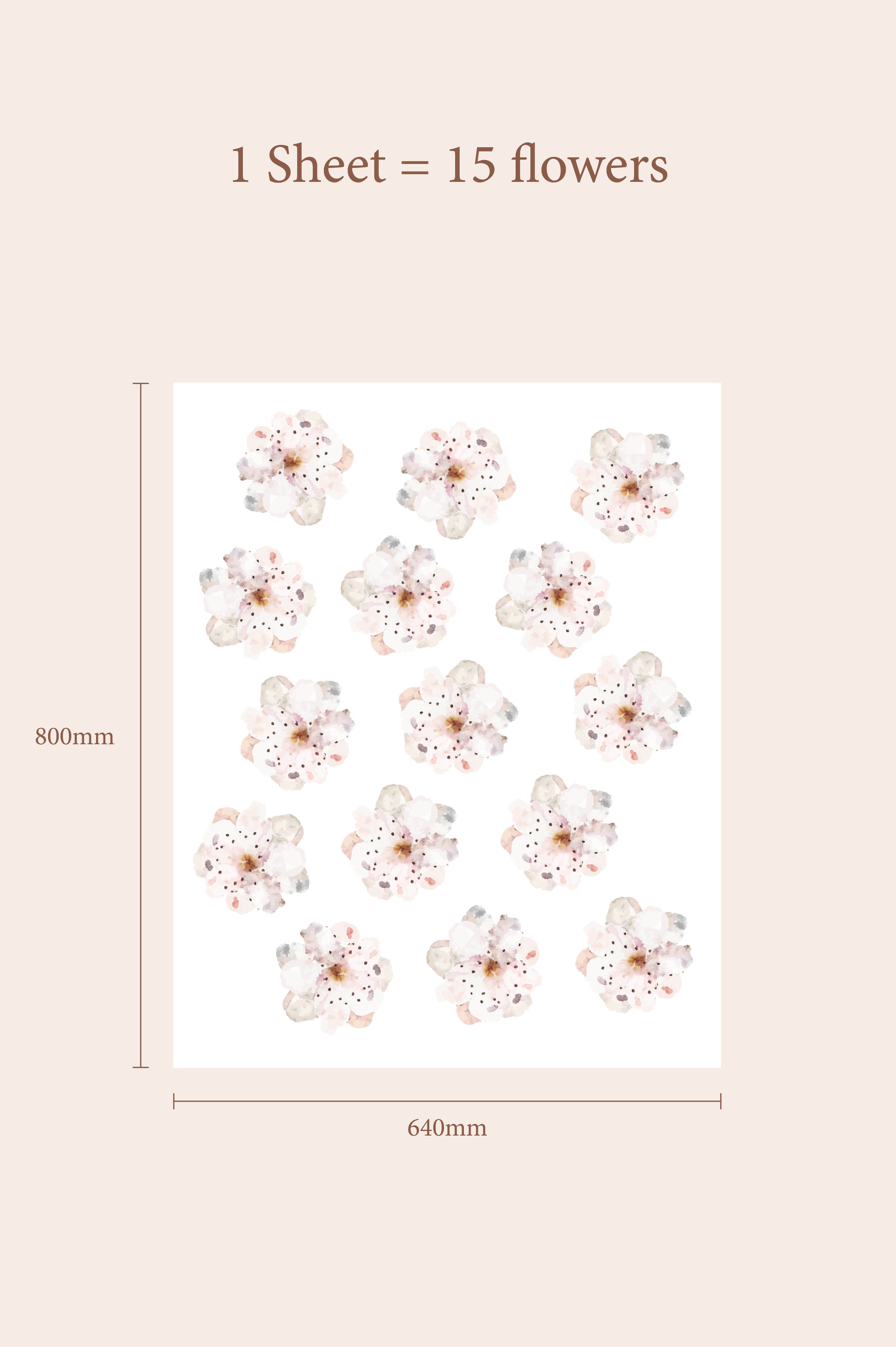 Amryn Flower Wall Decals by Talia Designs