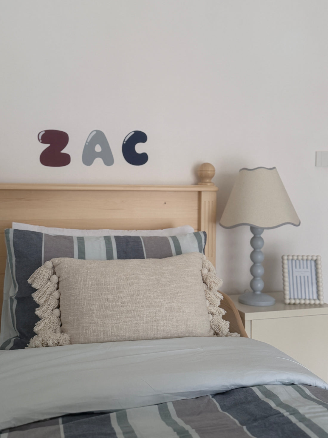 Custom Bubble Name Wall Decal | Personalised Kids Name Sticker