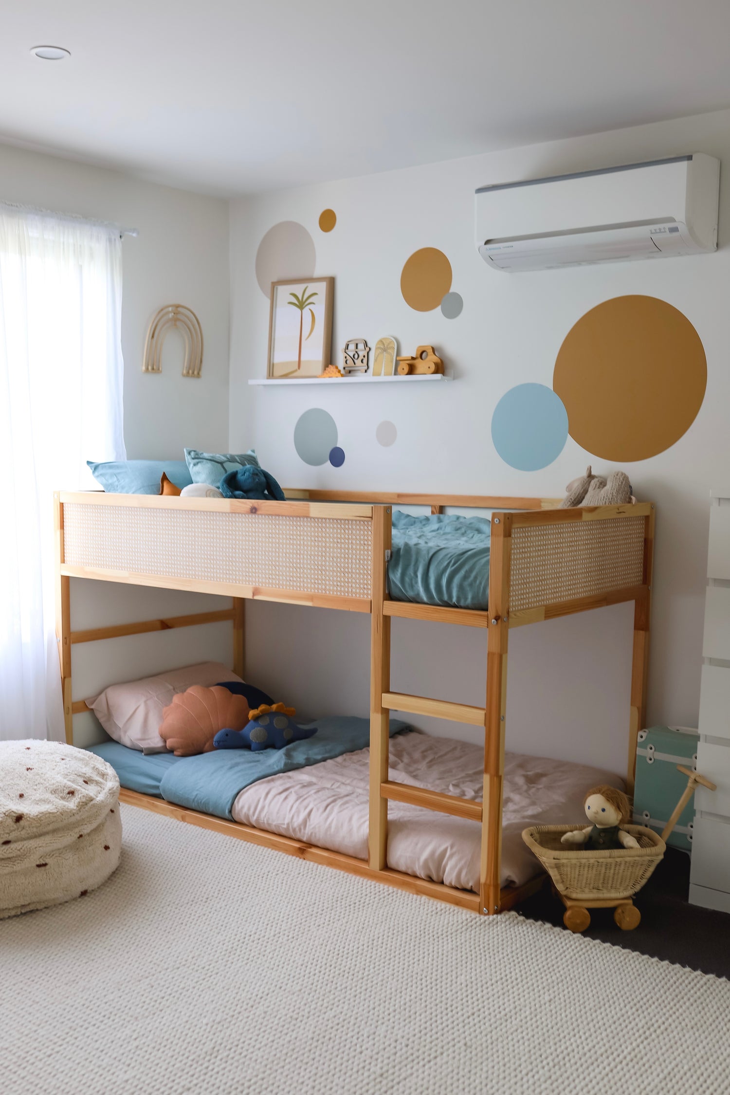 IKEA KURA Bed Hack extra piece (Short) CHOOSE ANY WALLPAPER DESIGN