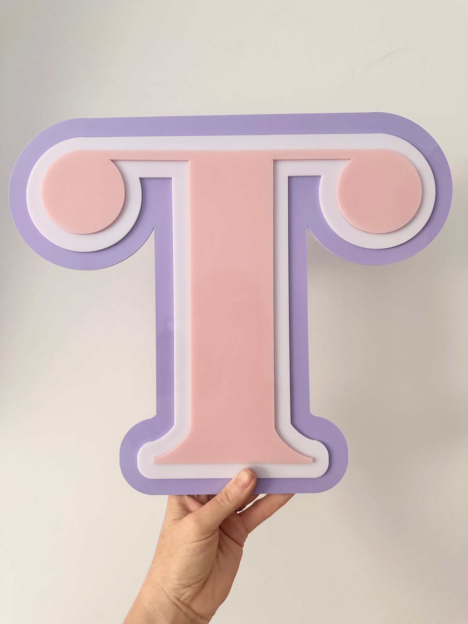 Personalised Large Initial Plaque