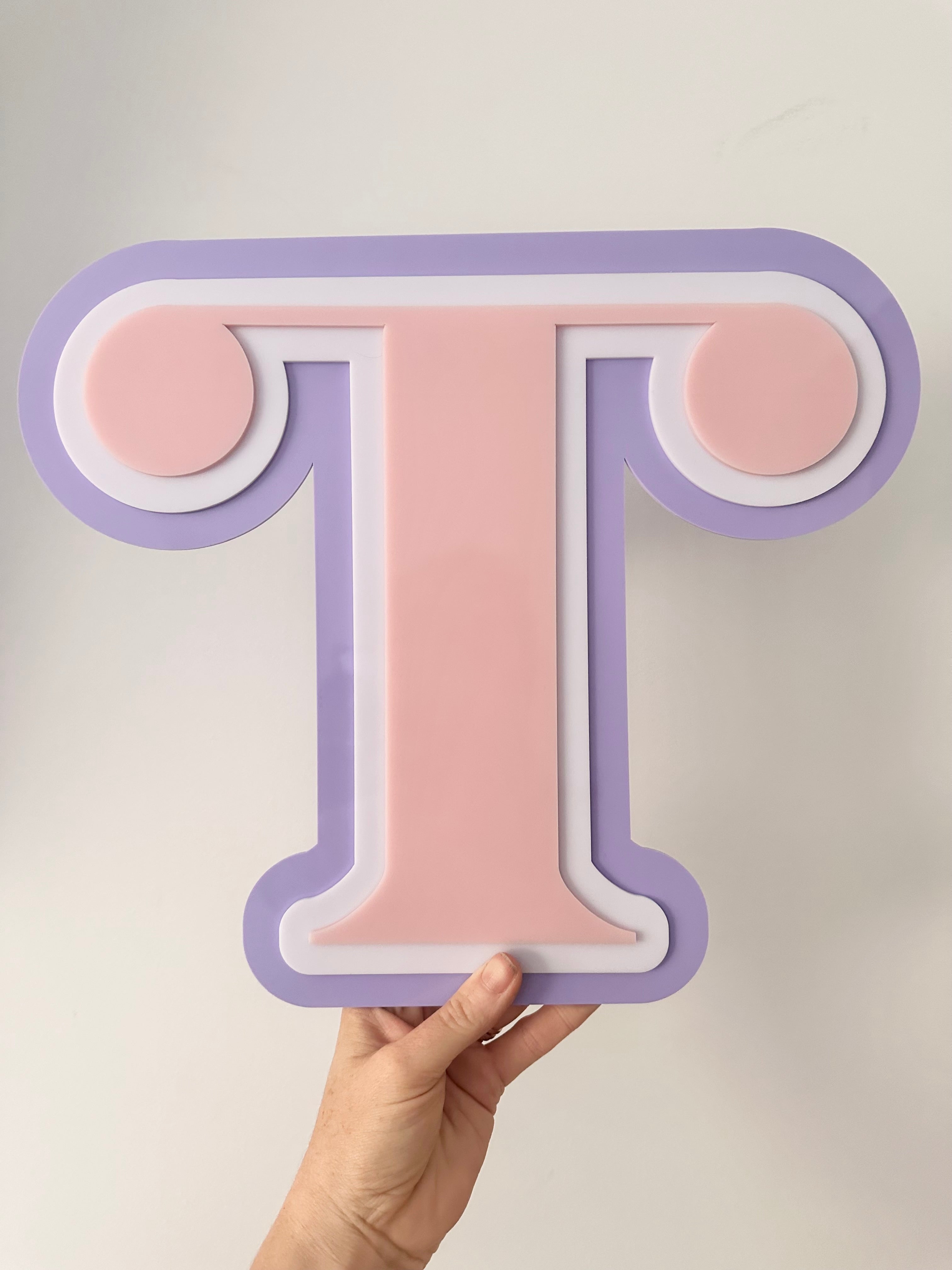 Personalised Large Initial Plaque