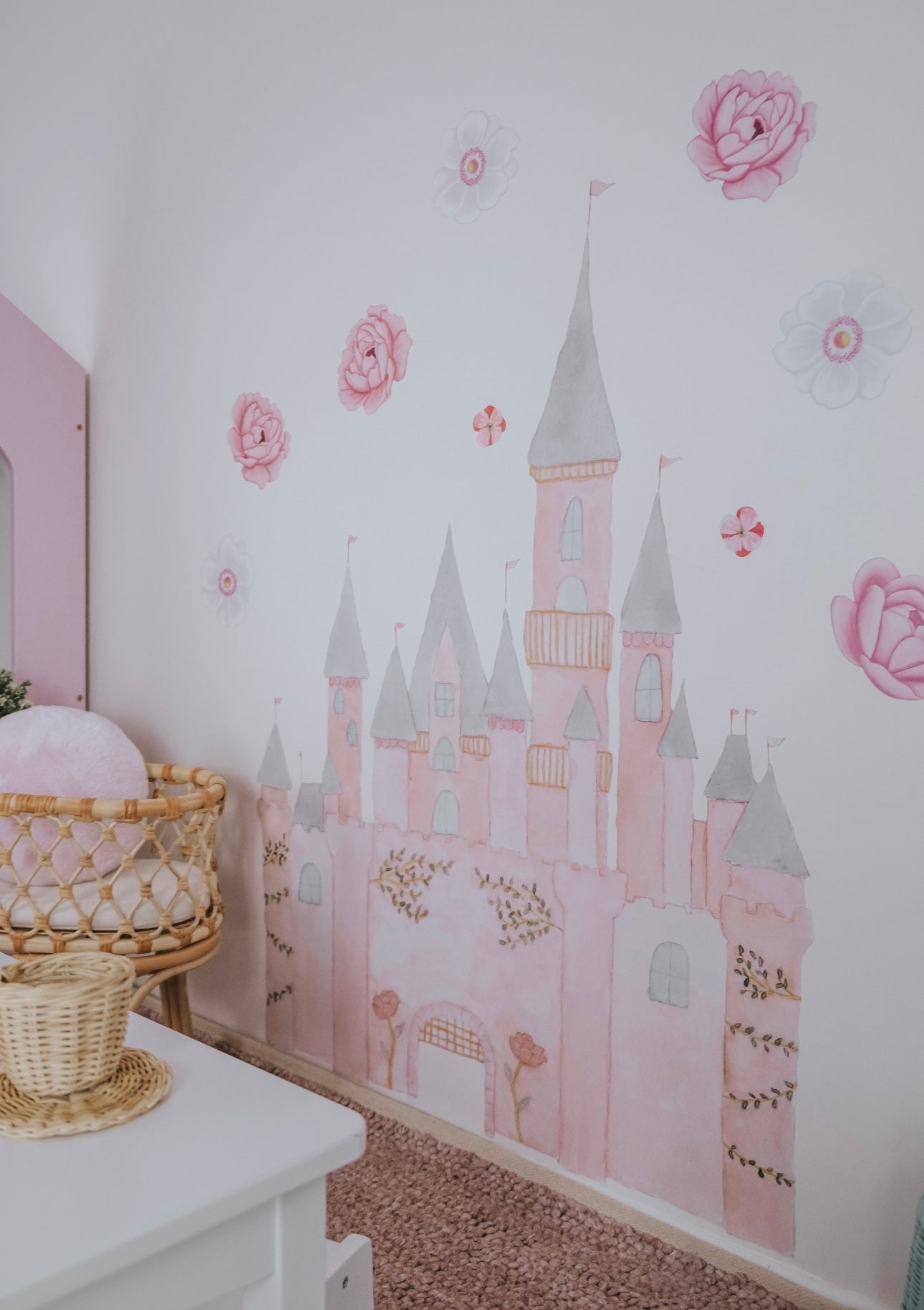Fairytale Castle Decal (two colourways)