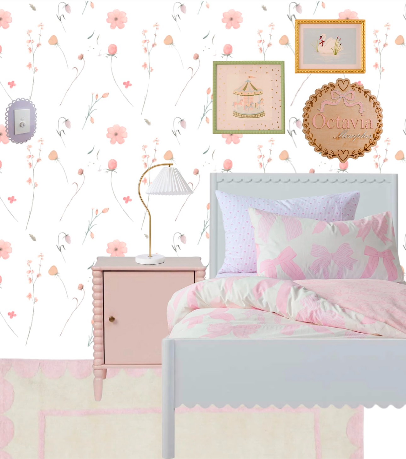 Personalised Bow Sign