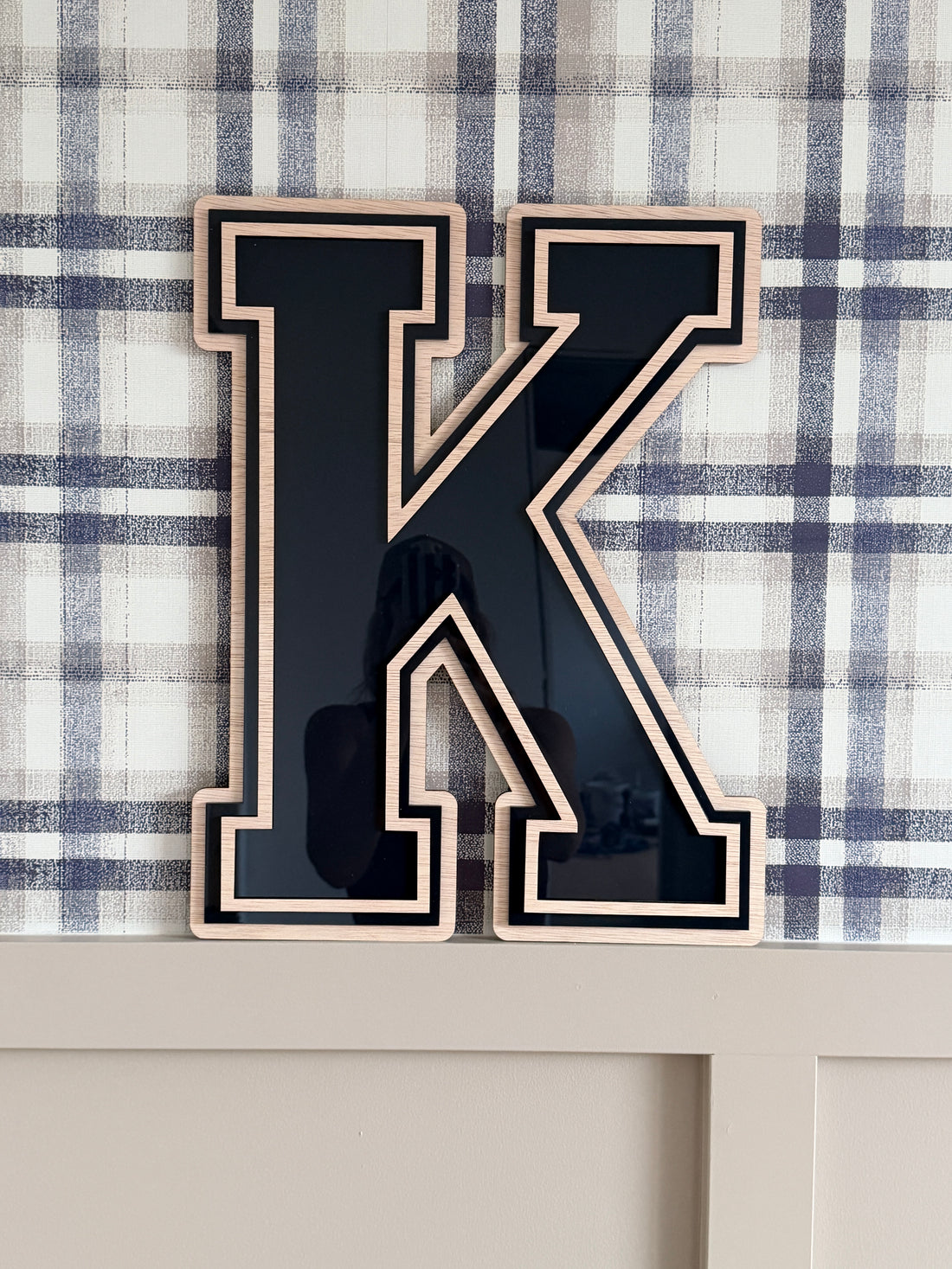 The Varsity Letter | Personalised Layered Initial