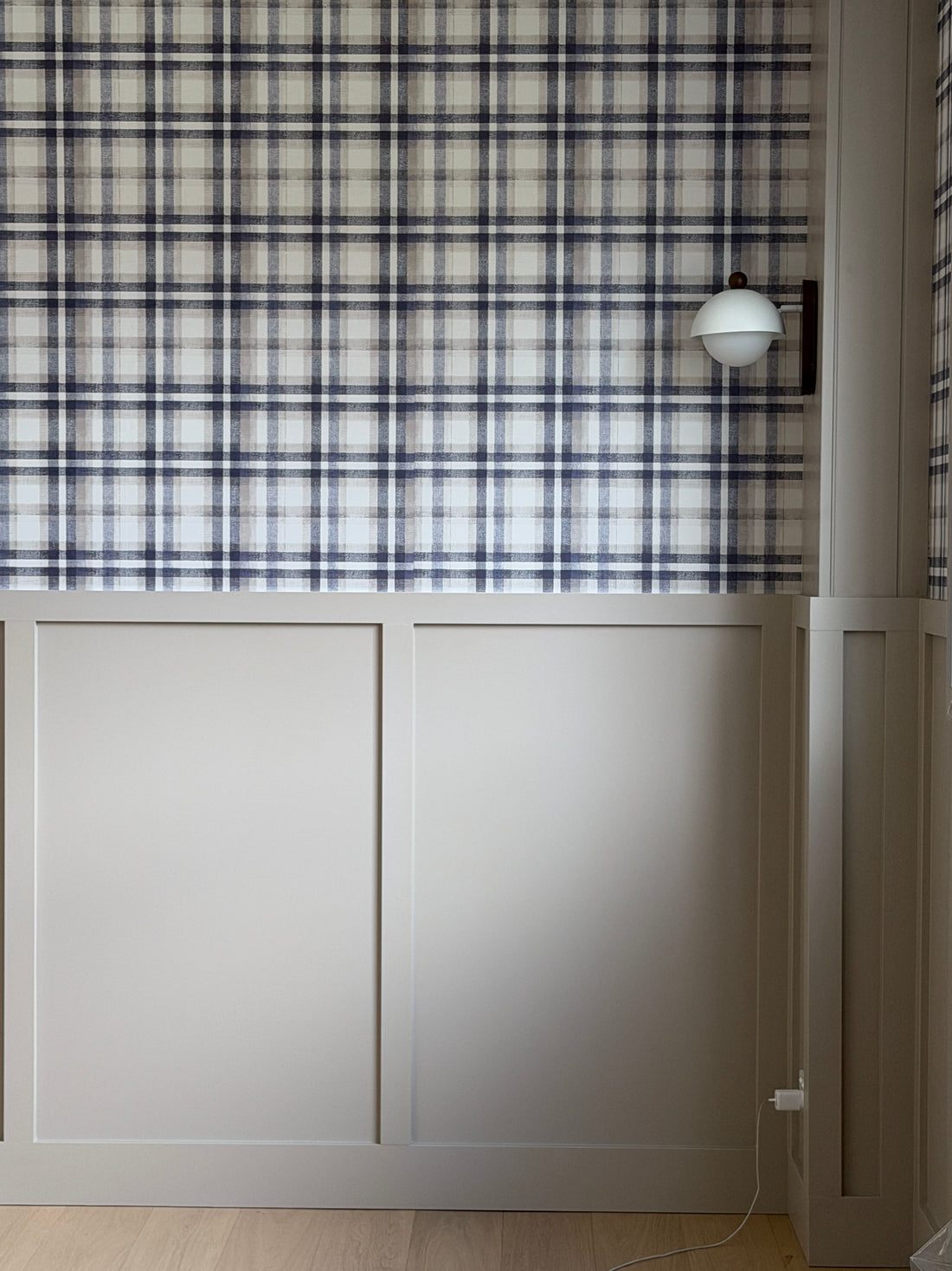 Heritage Plaid Peel & Stick Kids Wallpaper
