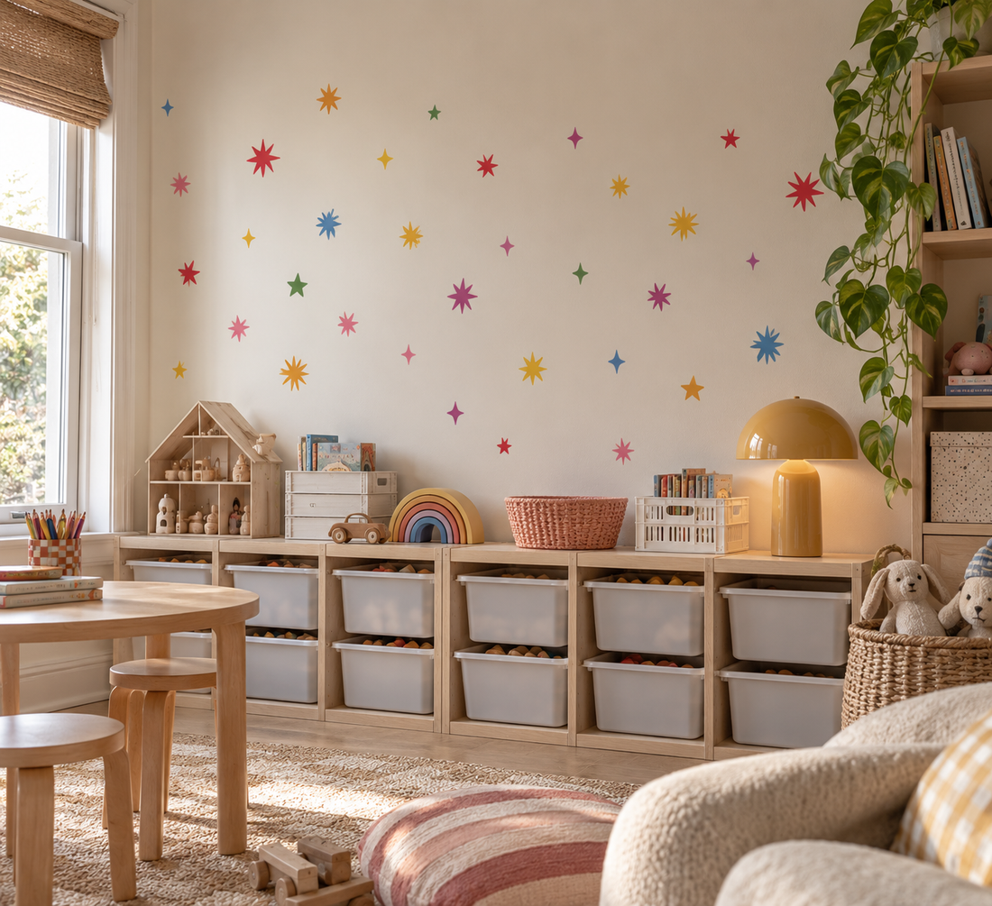 Starburst Pop ( Confetti Pop ) Wall Decals A3 Sheets
