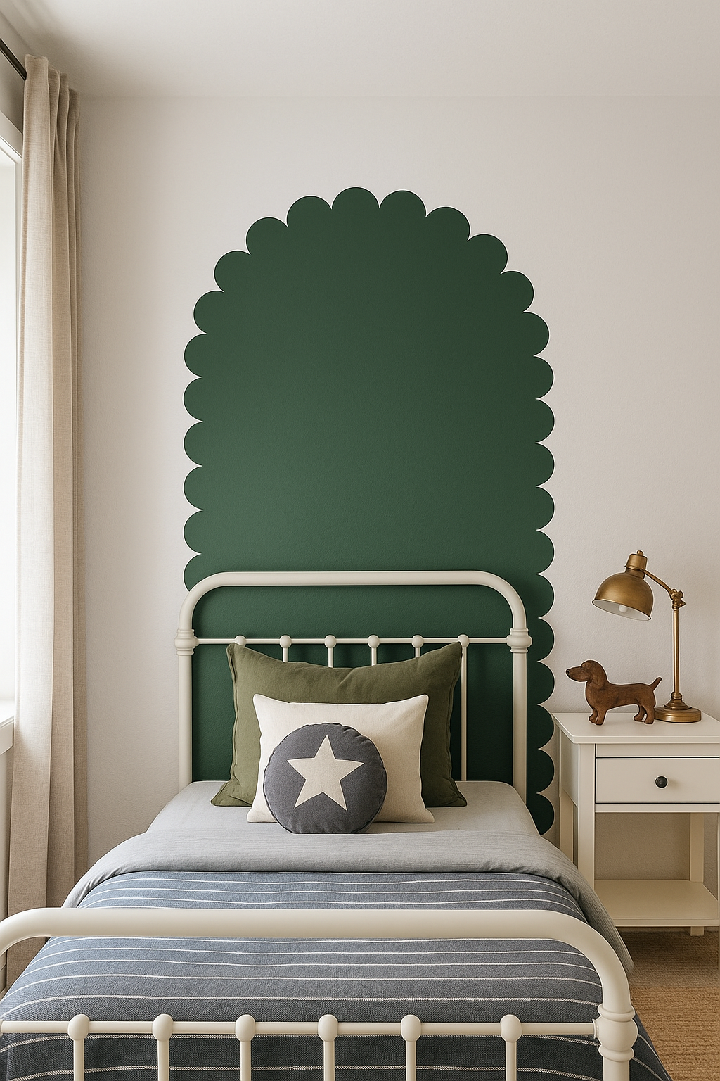 Scallop Block Colour Arch Decals (two sizes, several colourways)