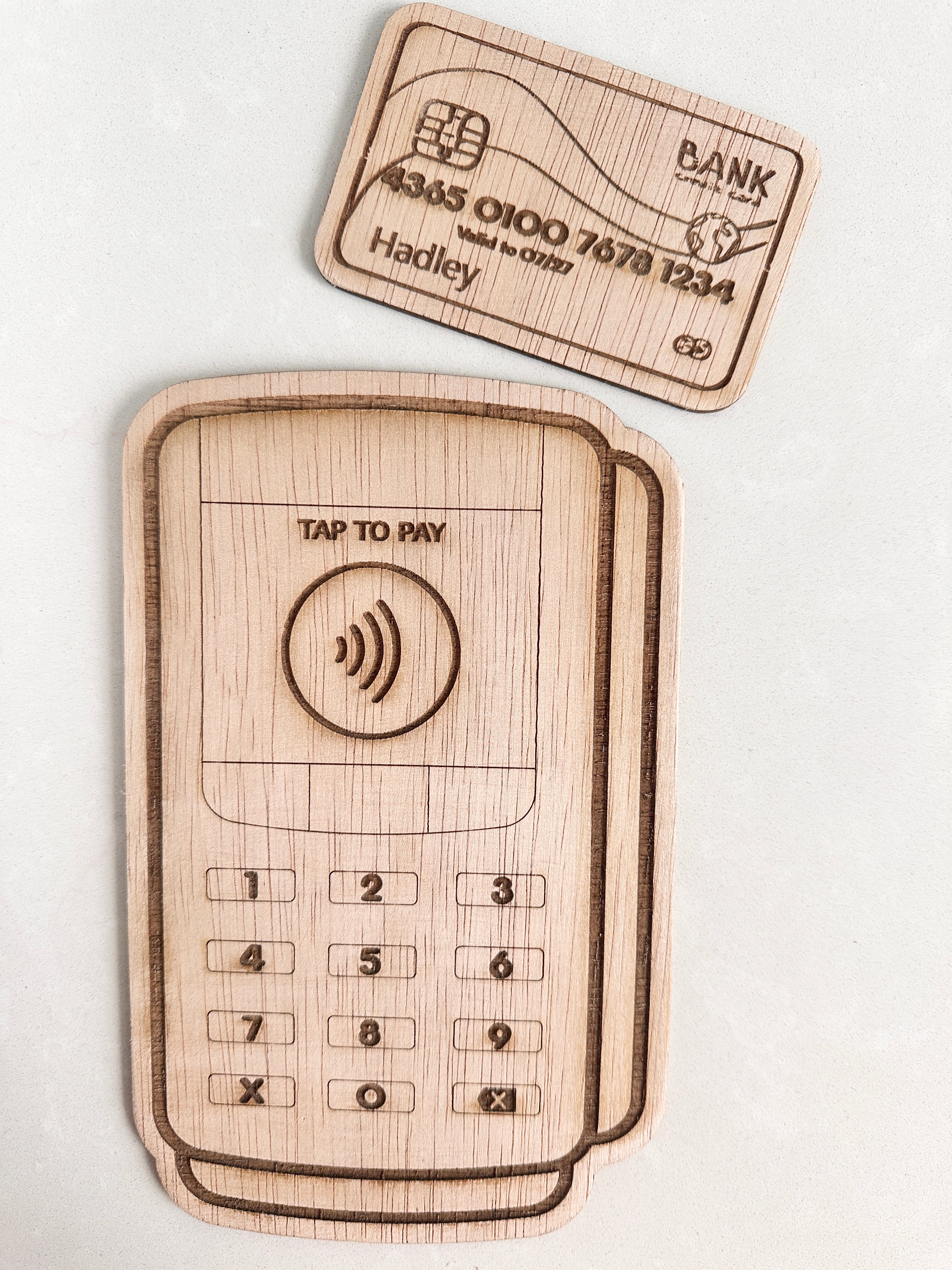 Play EFTPOS Machine – Tap & Go + Custom Card Set