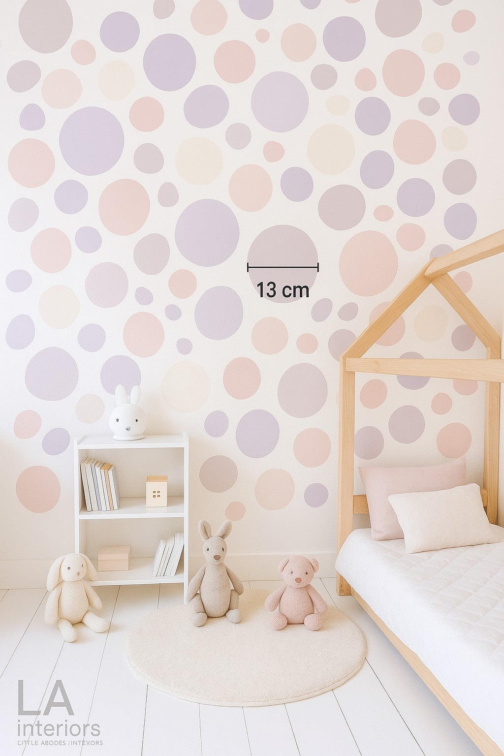 Bubbly Dot Wall Decals (Sheet of 132 dots)