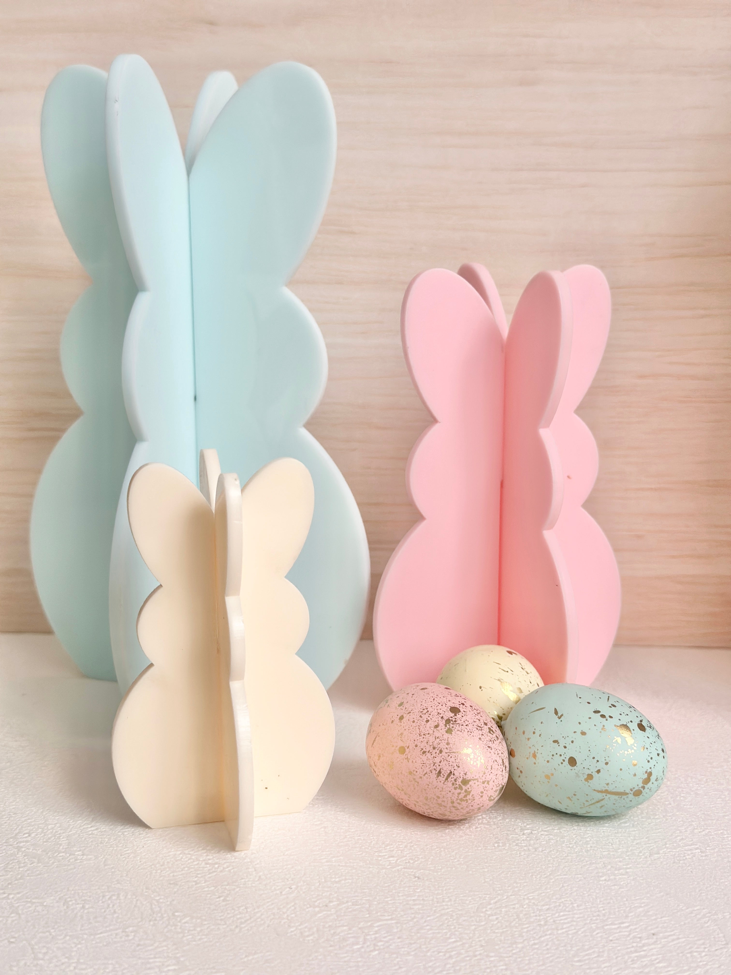 Acrylic Bunny Decor