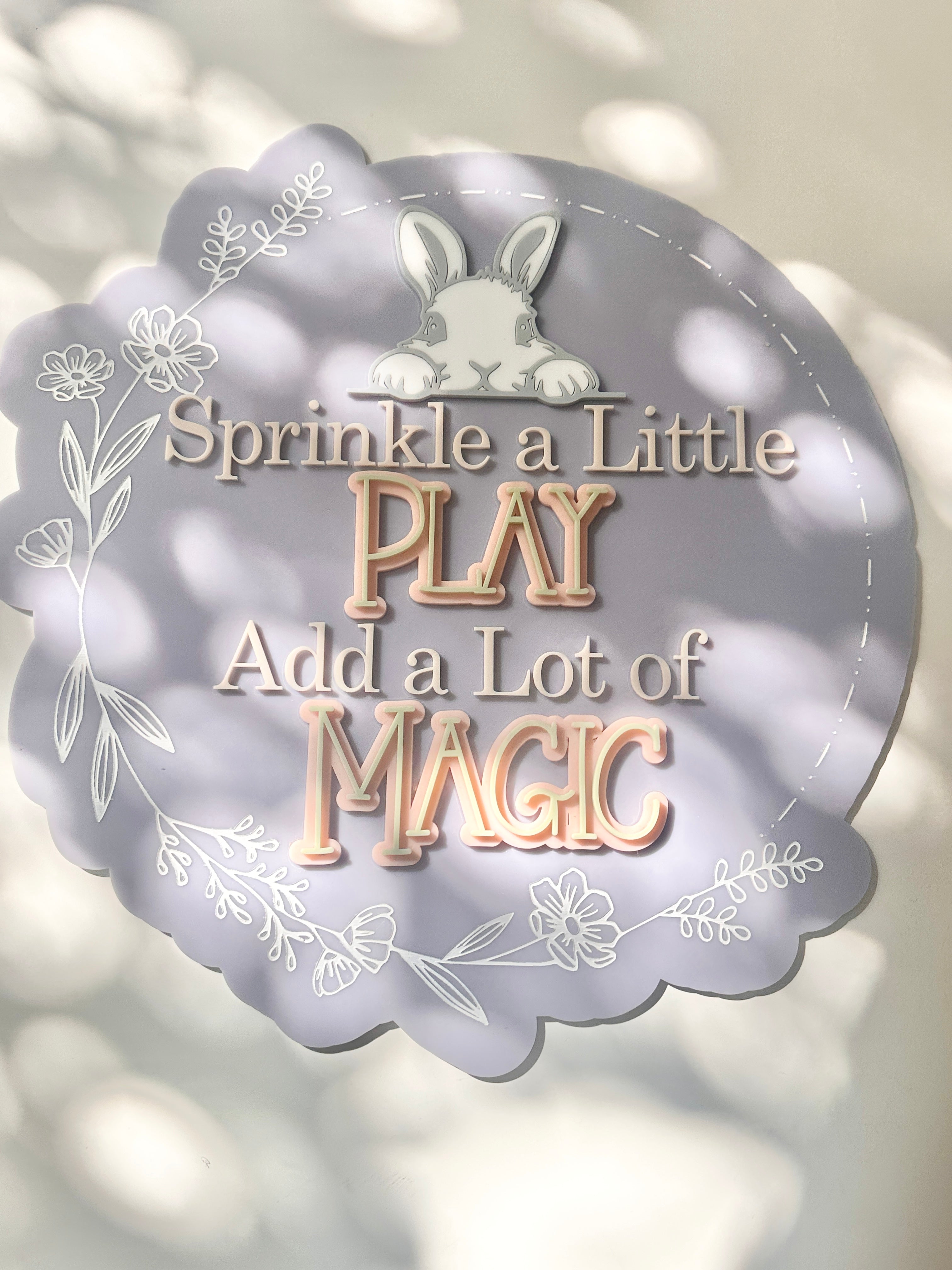 Sprinkle Play & Magic Wall Plaque
