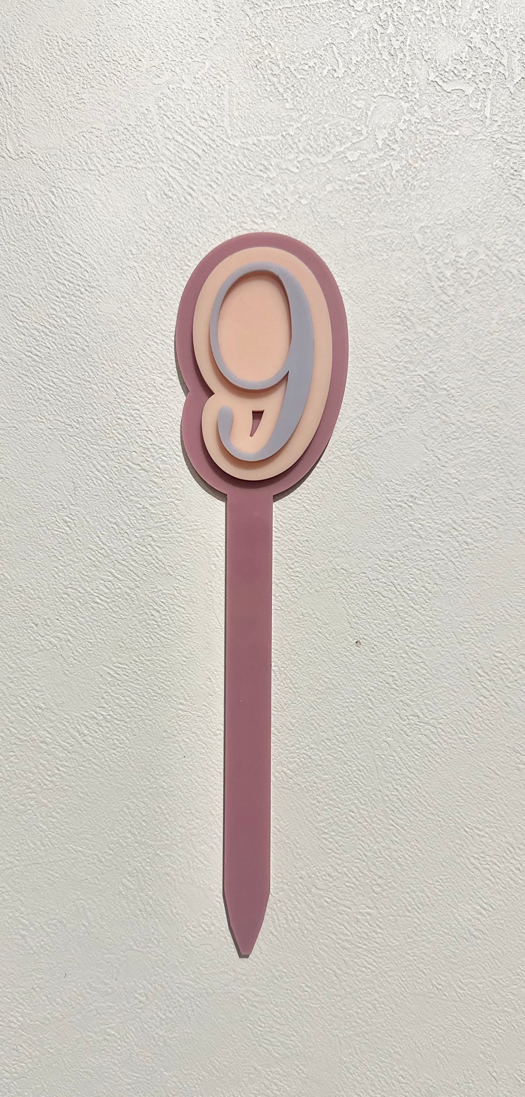 Personalised Name Cake Topper β Custom Birthday Cake Decoration