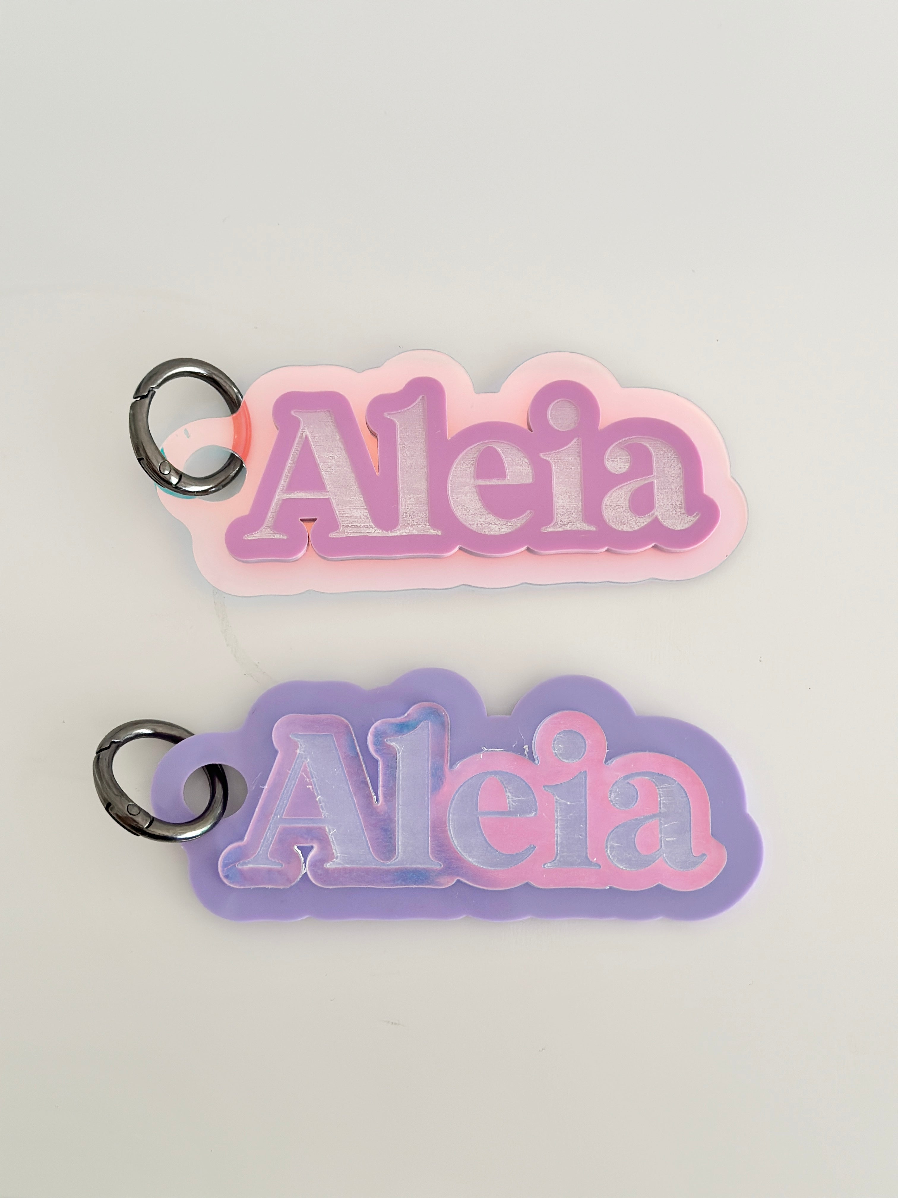 Personalised Acrylic Bag Tag