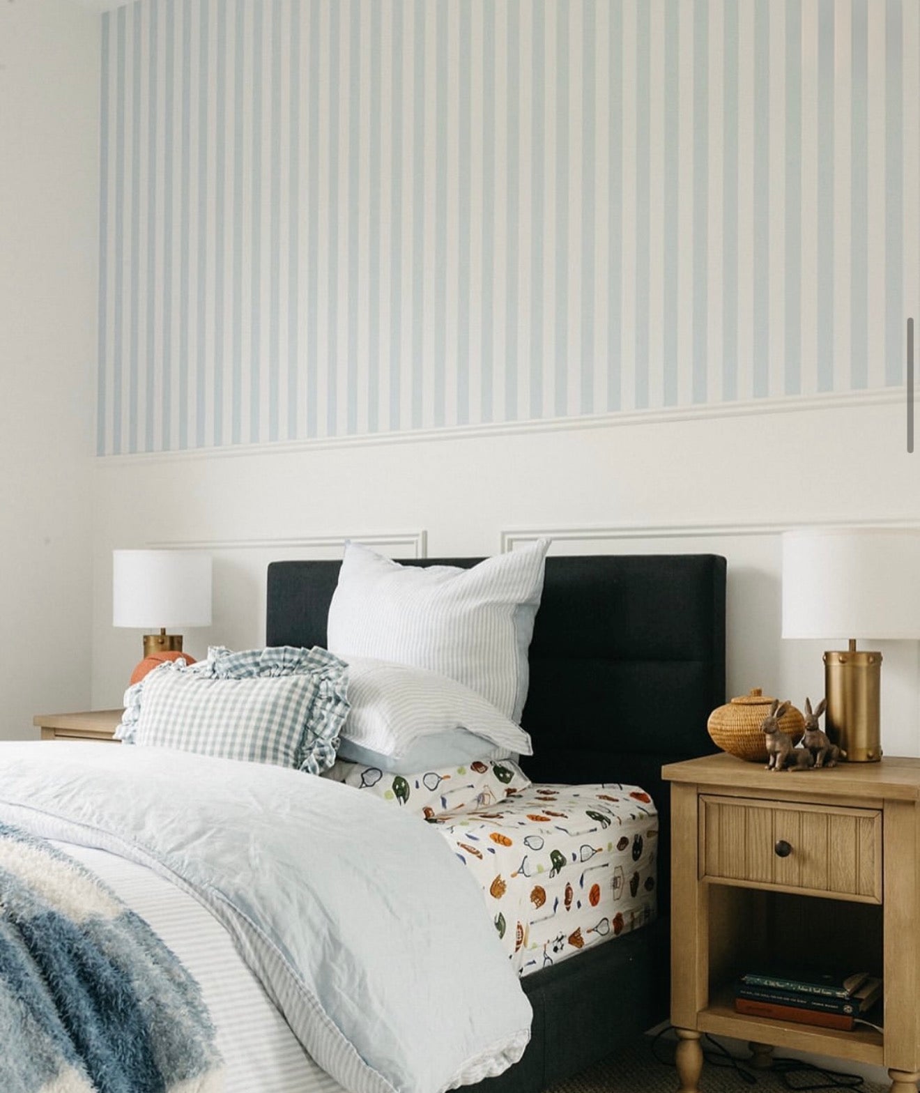 Classic Stripes Peel & Stick Kids Wallpaper