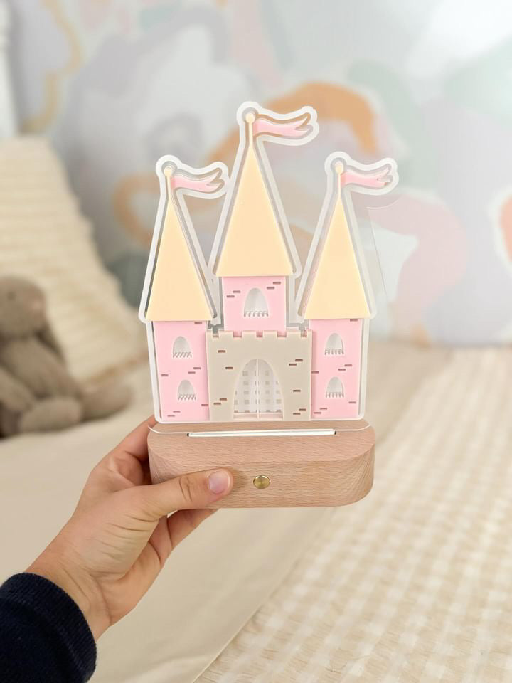 Colour POP Magical Castle Night Light β Customisable LED Fantasy Lamp