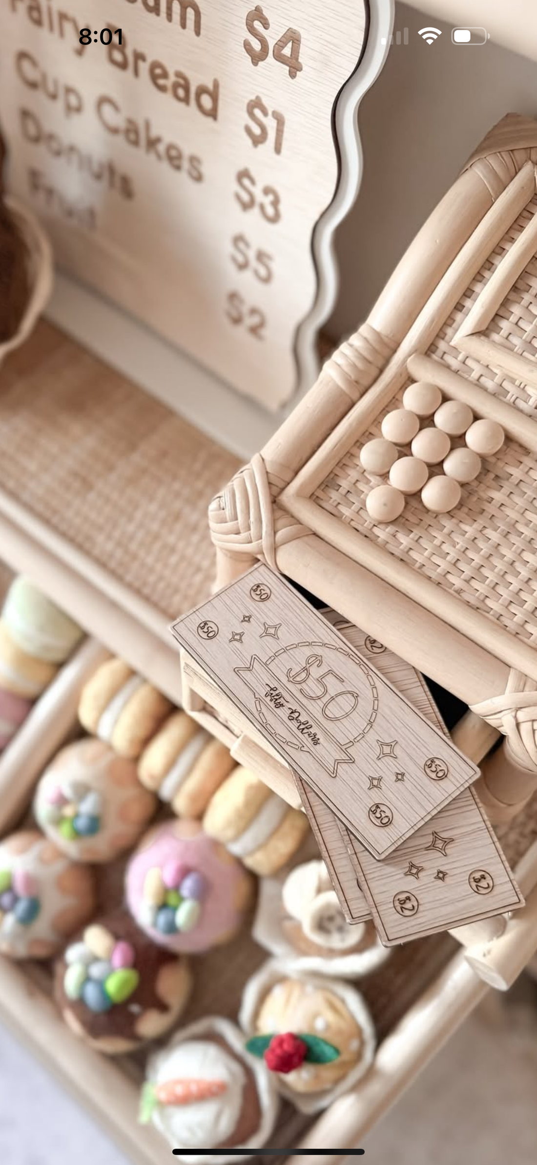 The Play Cafe Menu Bundle (Timber Design) – Imaginative Play for Kids