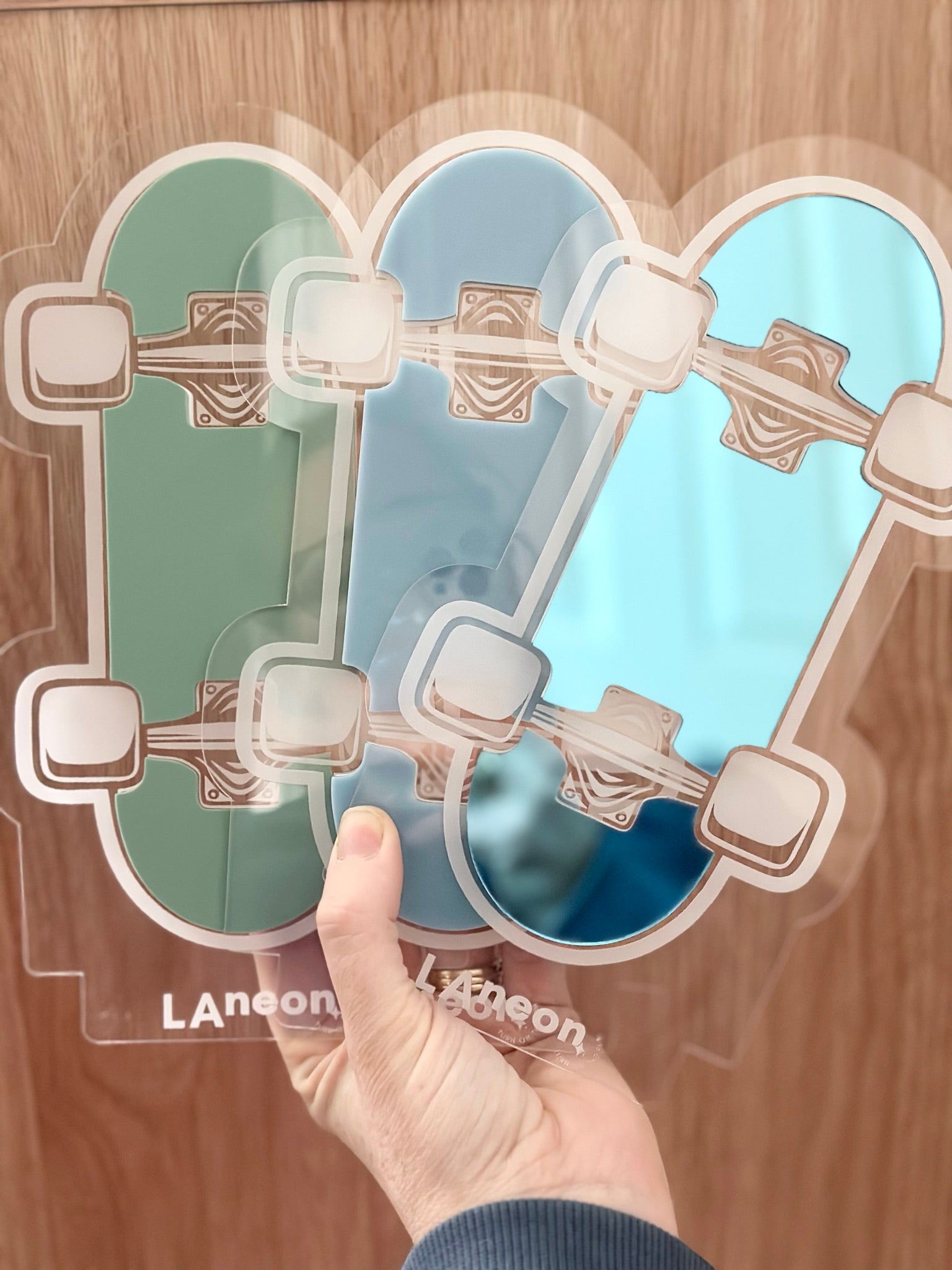 Skateboard Colour Pop Night Light