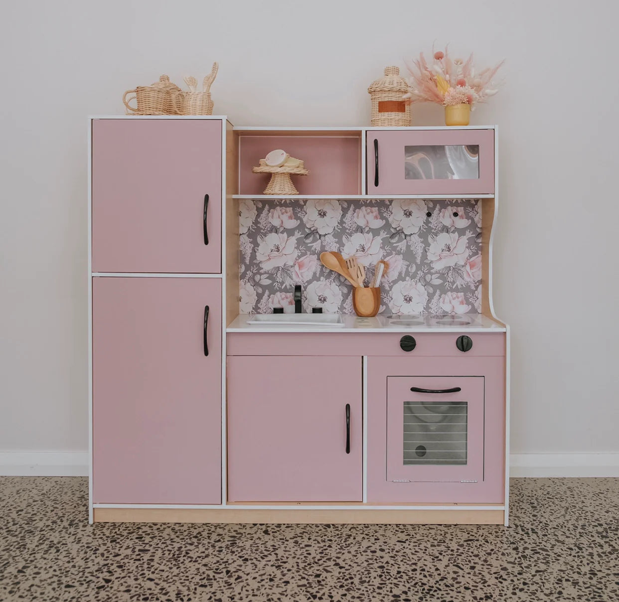 Kmart Wooden Play Kitchen Decals – 13-Piece Makeover Set
