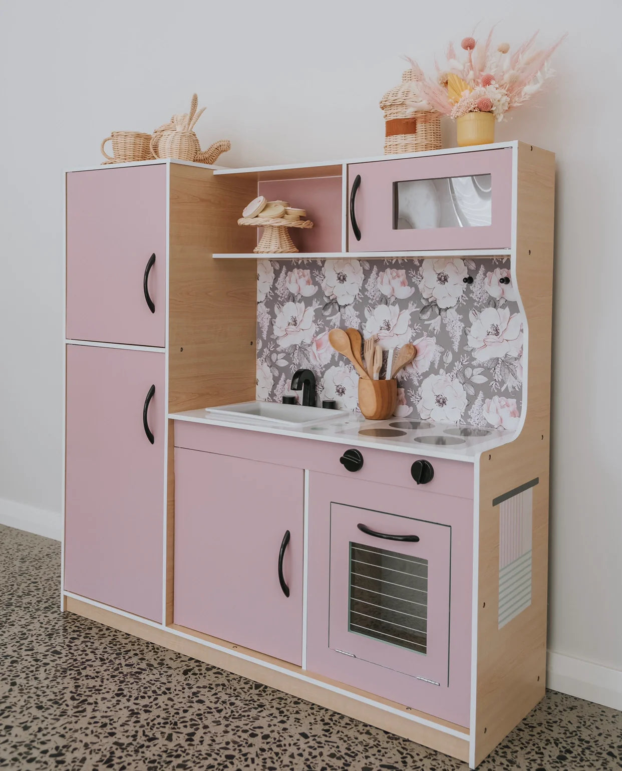 Kmart Wooden Play Kitchen Decals – 13-Piece Makeover Set