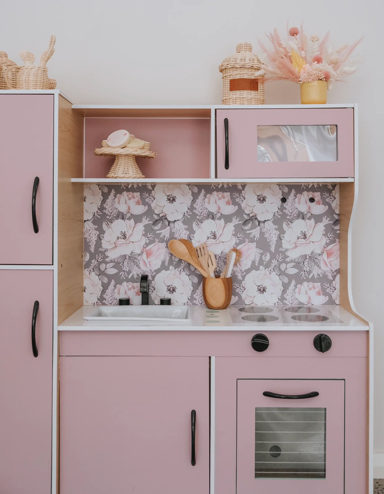 Kmart Wooden Play Kitchen Decals – 13-Piece Makeover Set