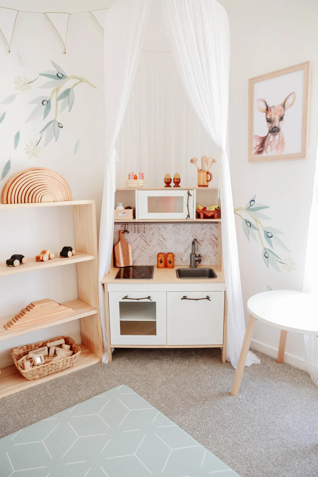 Faux Wooden Herringbone Peel & Stick Wallpaper