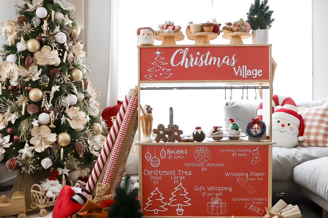 Christmas Shop Front Decals (designed for the rear of the IKEA DUKTIG play kitchen)