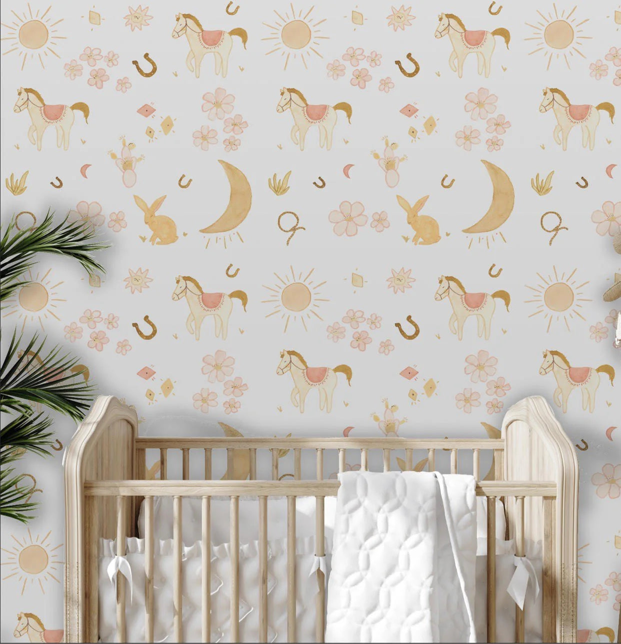 Desert Filly Peel & Stick Kids Wallpaper