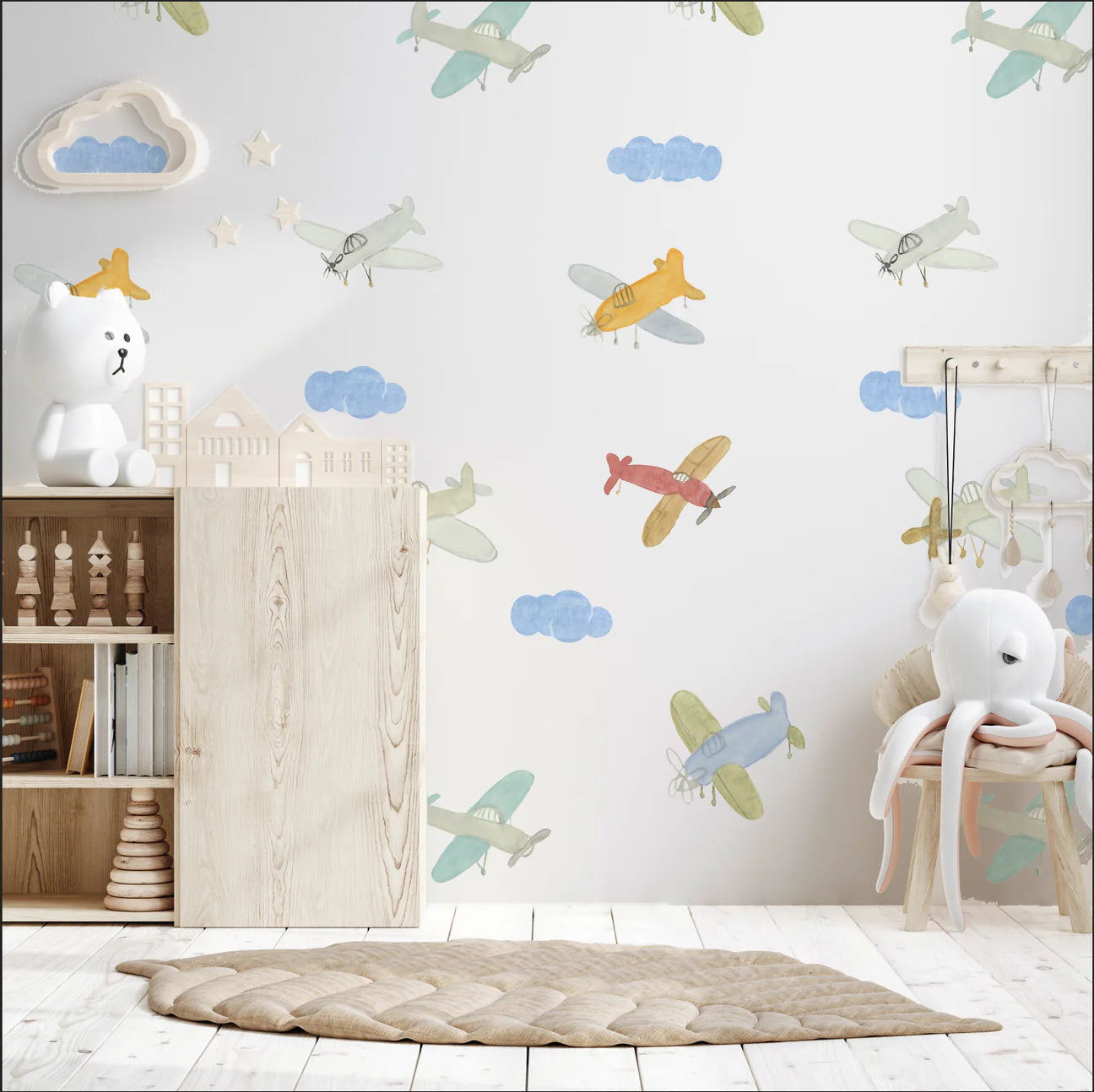 Maverick Peel & Stick Kids Wallpaper