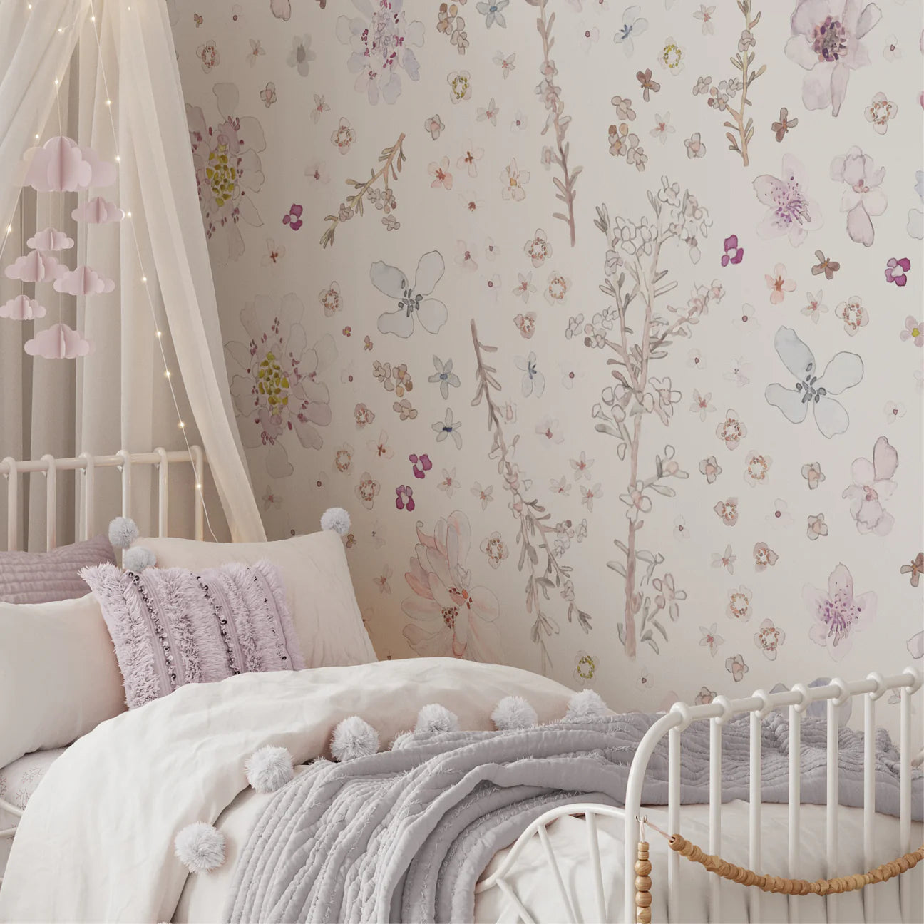 Ariyah Peel & Stick Kids Wallpaper
