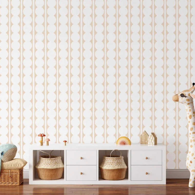 Baubles Peel & Stick Kids Wallpaper