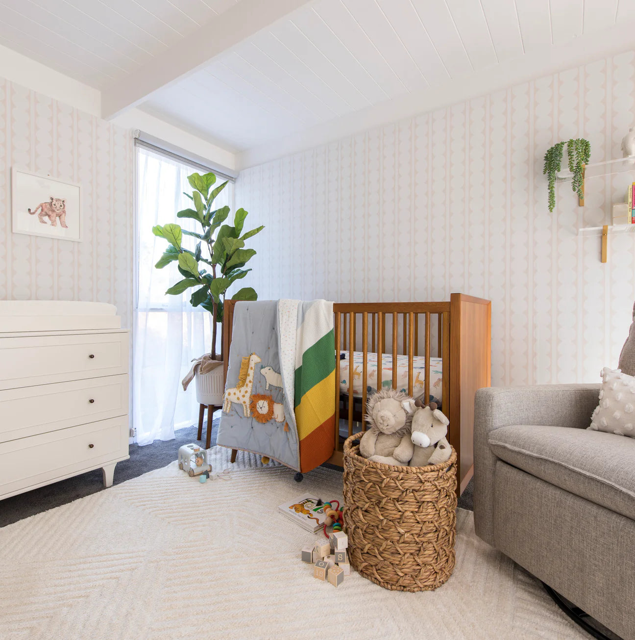 Baubles Peel & Stick Kids Wallpaper