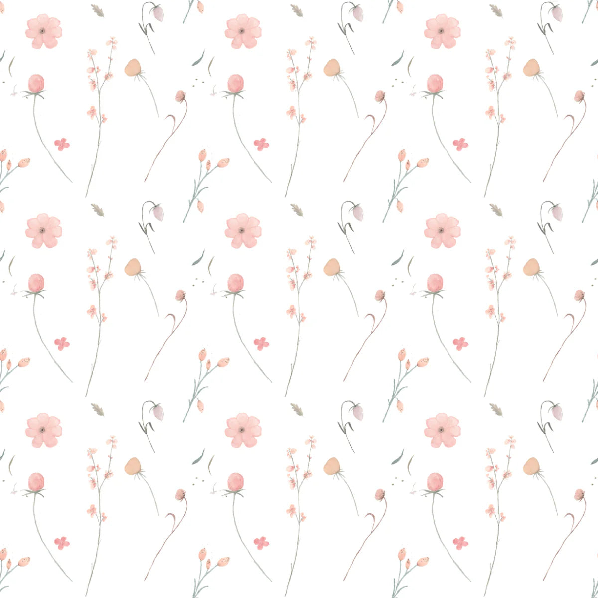 Bouquet Peel & Stick Kids Wallpaper