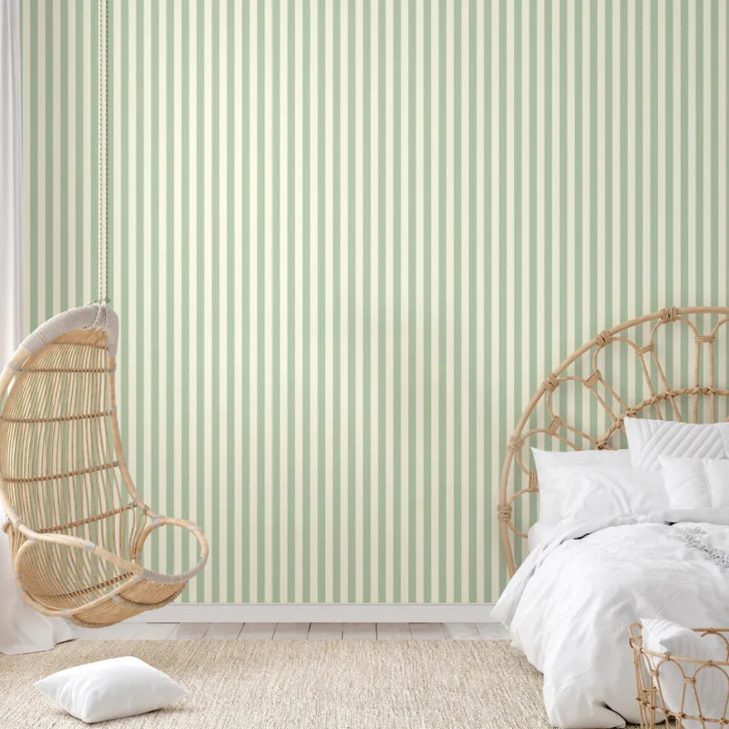 Classic Stripes Peel & Stick Kids Wallpaper