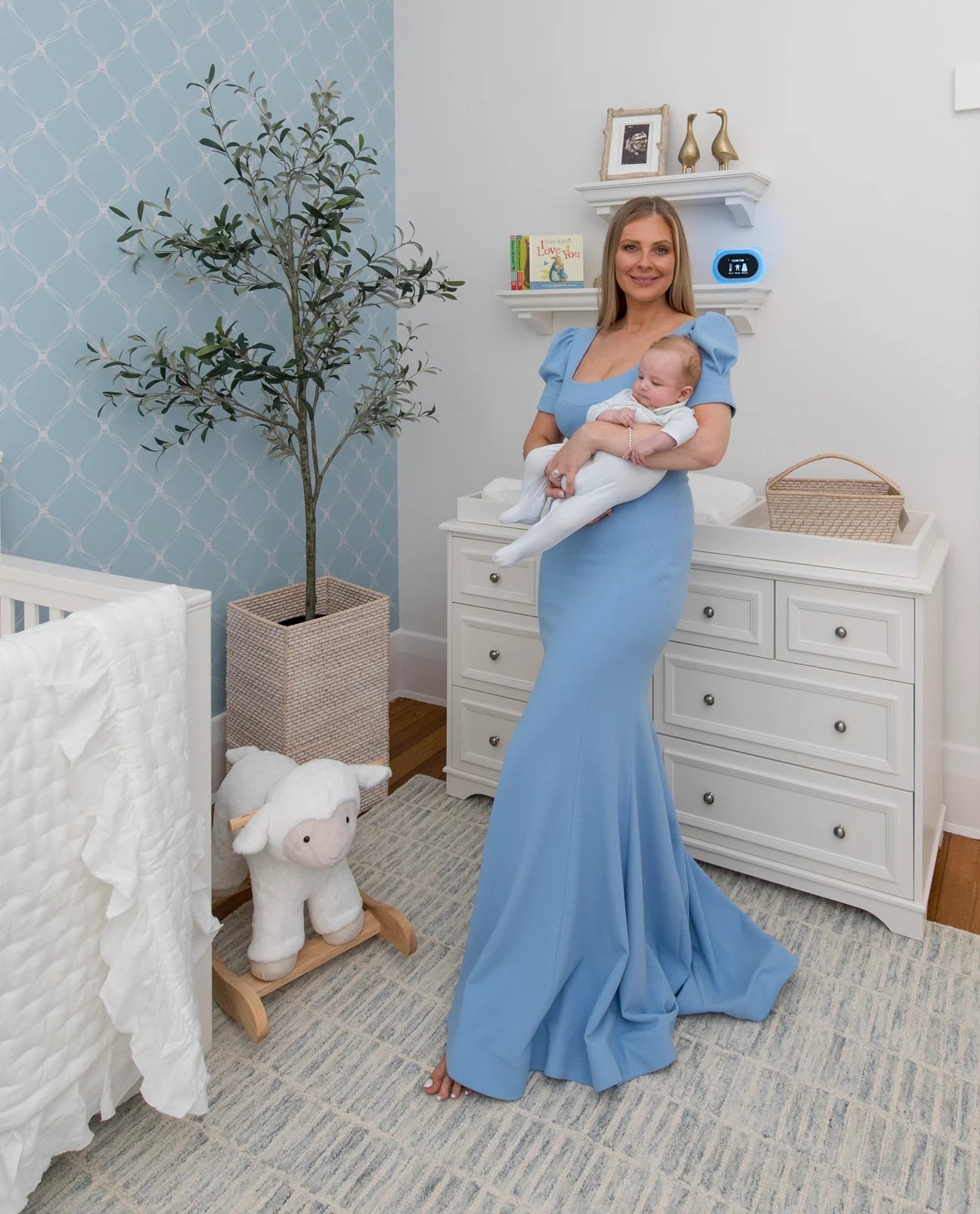 Edward wallpaper by Minnie and Me Interiors styled in a nursery