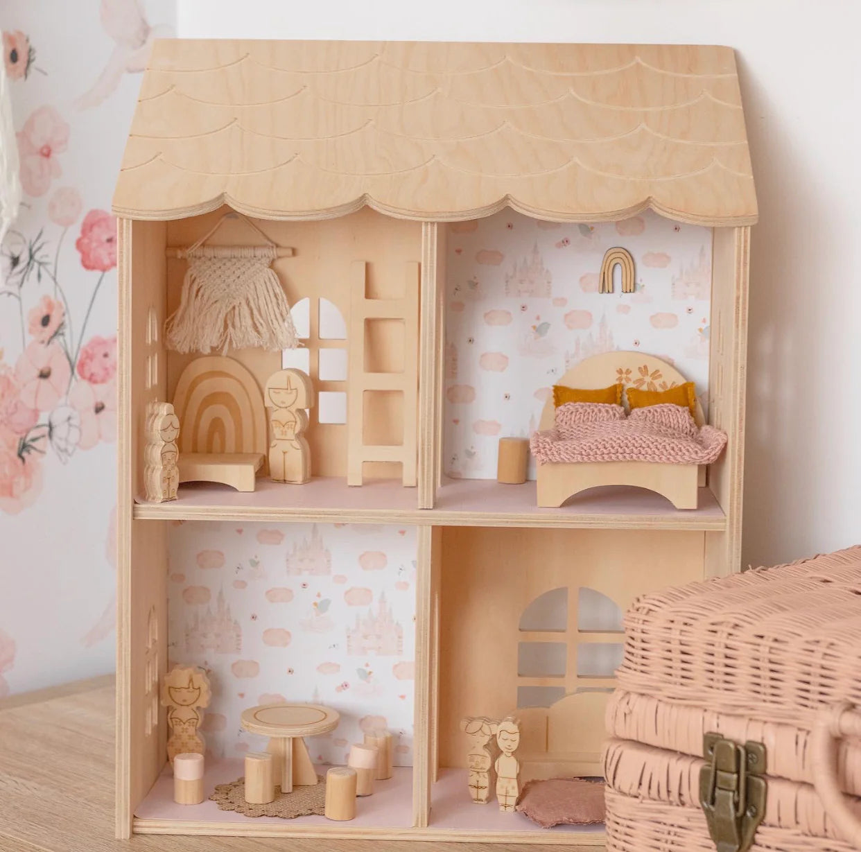 Peel and Stick Wallpaper Bek Halliday, Minnie and Me Interiors by Little Abodes Interiors