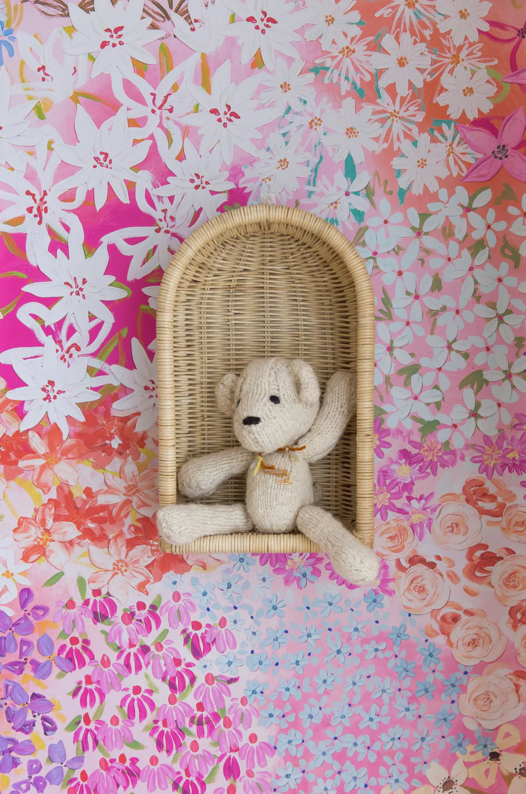 Floral Fantasy Peel & Stick Kids Wallpaper