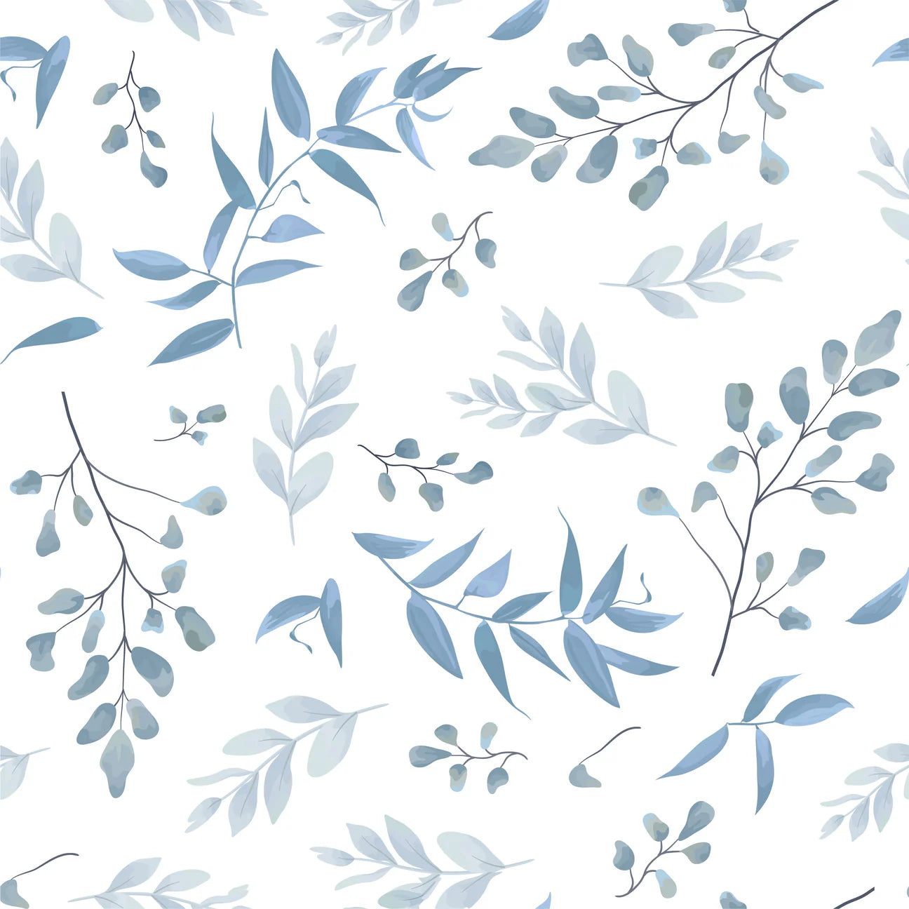 Forest Leaves Peel & Stick Kids Wallpaper
