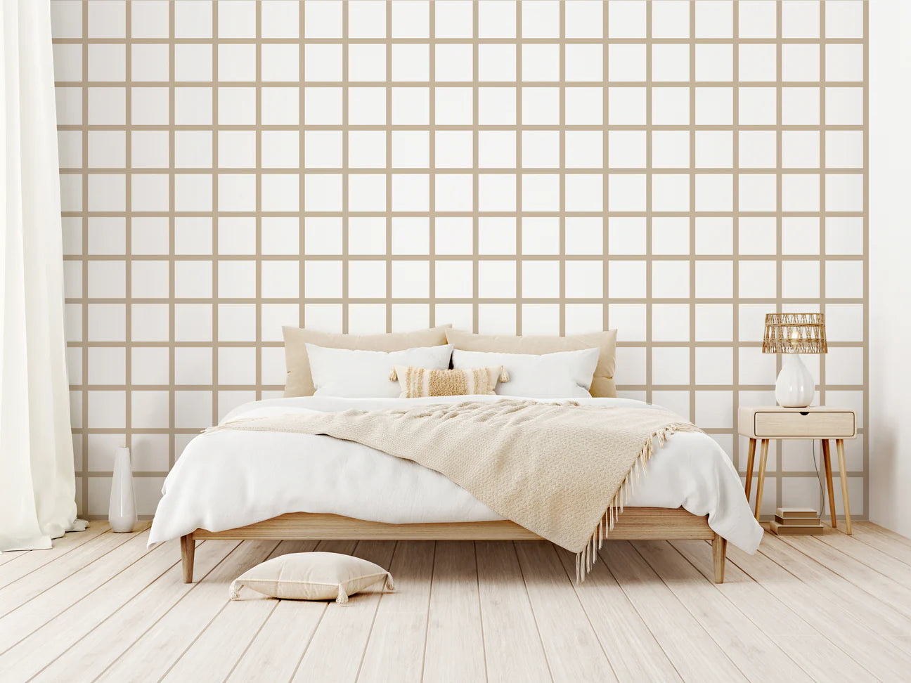 Kyree’s Cube Checkers Peel & Stick Kids Wallpaper