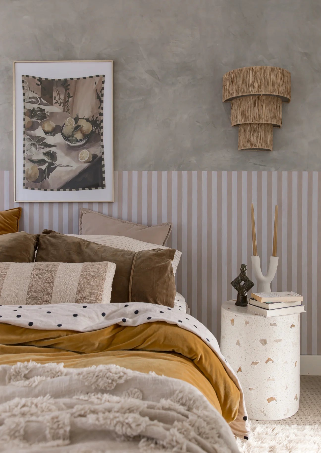 Marble Stripes Peel & Stick Kids Wallpaper