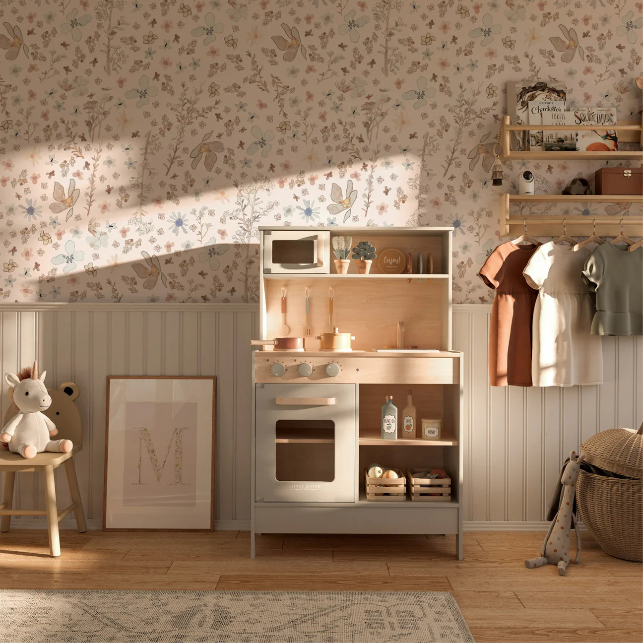 Nora Peel & Stick Kids Wallpaper